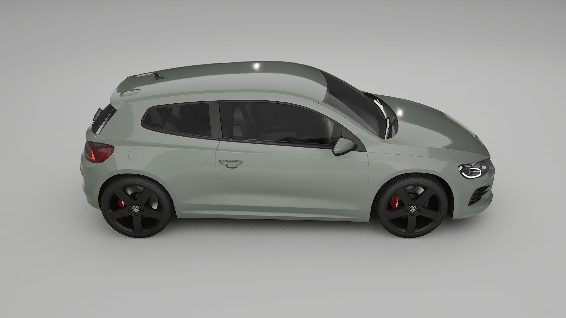 VW Scirocco R III TPU Lackskyddsfilm | SLATE Färgskiftande PPF – Komplett Förskuret Kit