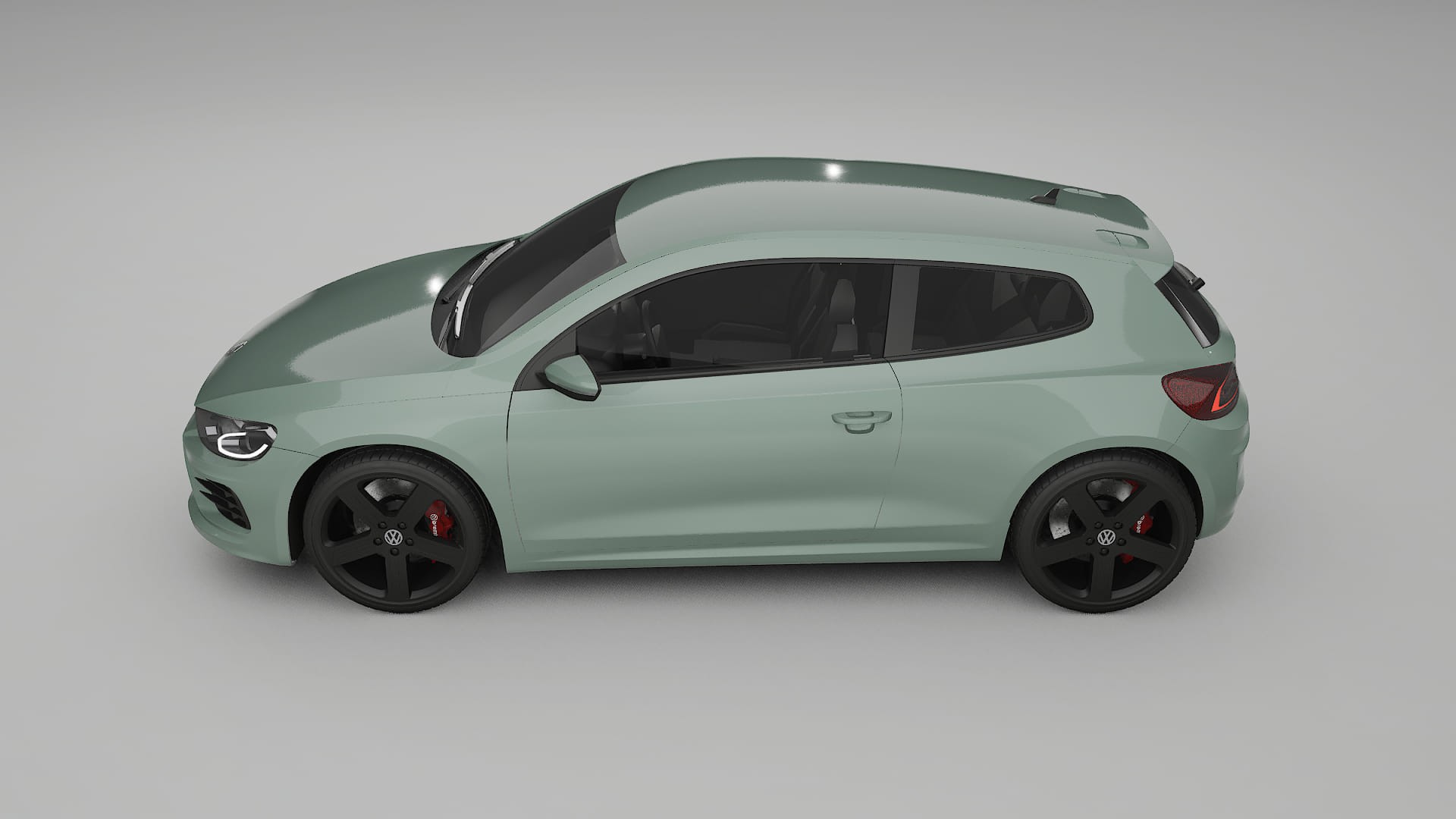 VW Scirocco R III TPU Lackskyddsfilm | CINDER Färgskiftande PPF – Komplett Förskuret Kit