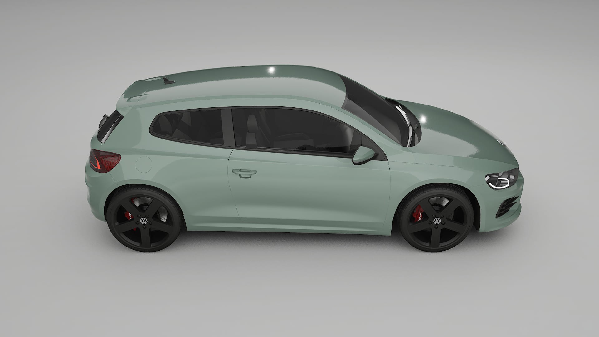 VW Scirocco R III TPU Lackskyddsfilm | CINDER Färgskiftande PPF – Komplett Förskuret Kit