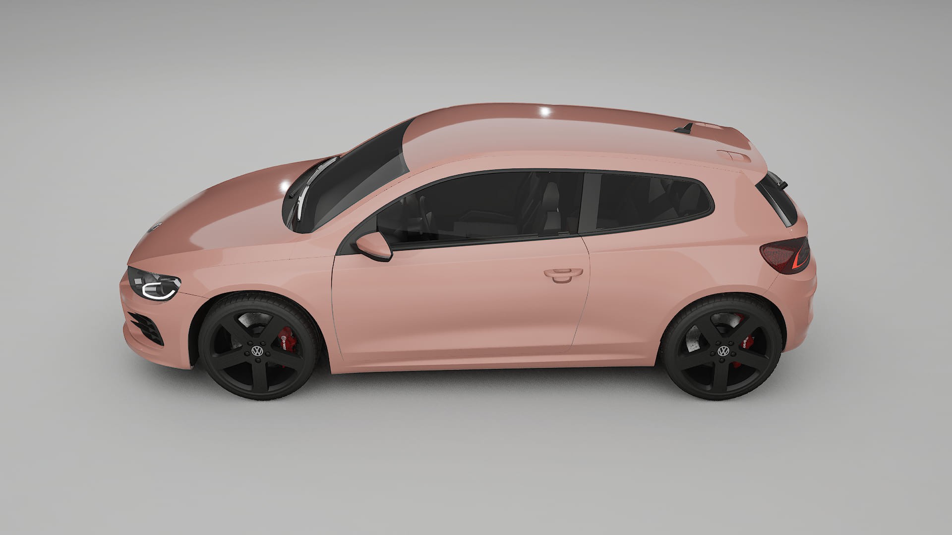 VW Scirocco R III TPU Lackskyddsfilm | BLUSH Färgskiftande PPF – Komplett Förskuret Kit