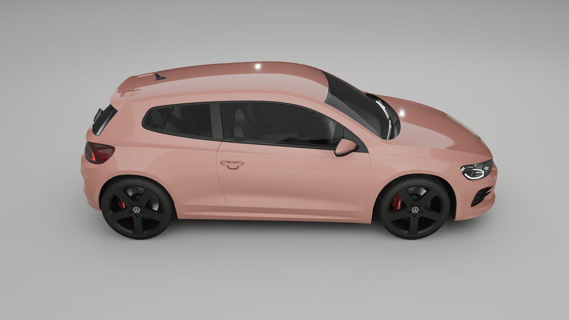VW Scirocco R III TPU Lackskyddsfilm | BLUSH Färgskiftande PPF – Komplett Förskuret Kit
