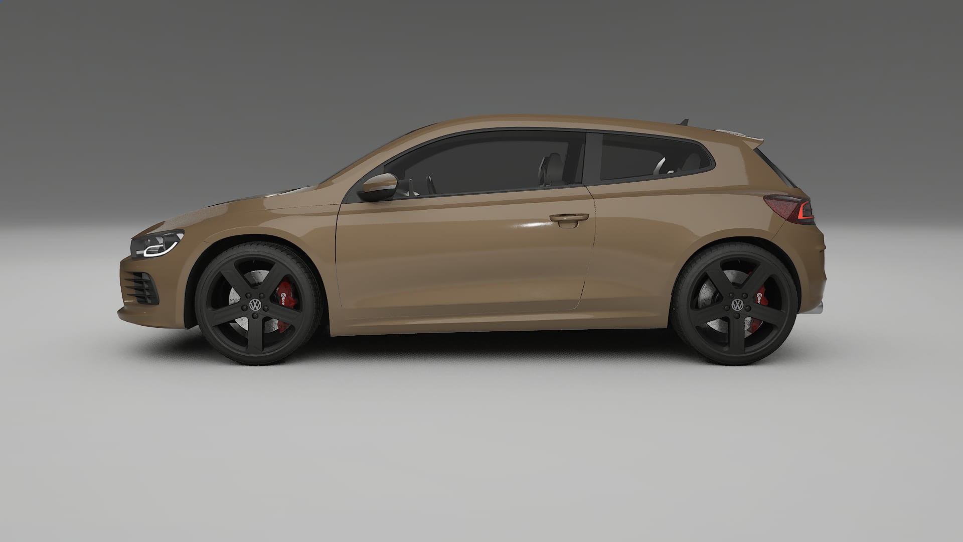 VW Scirocco R III TPU Lackskyddsfilm | SAHARA Färgskiftande PPF – Komplett Förskuret Kit