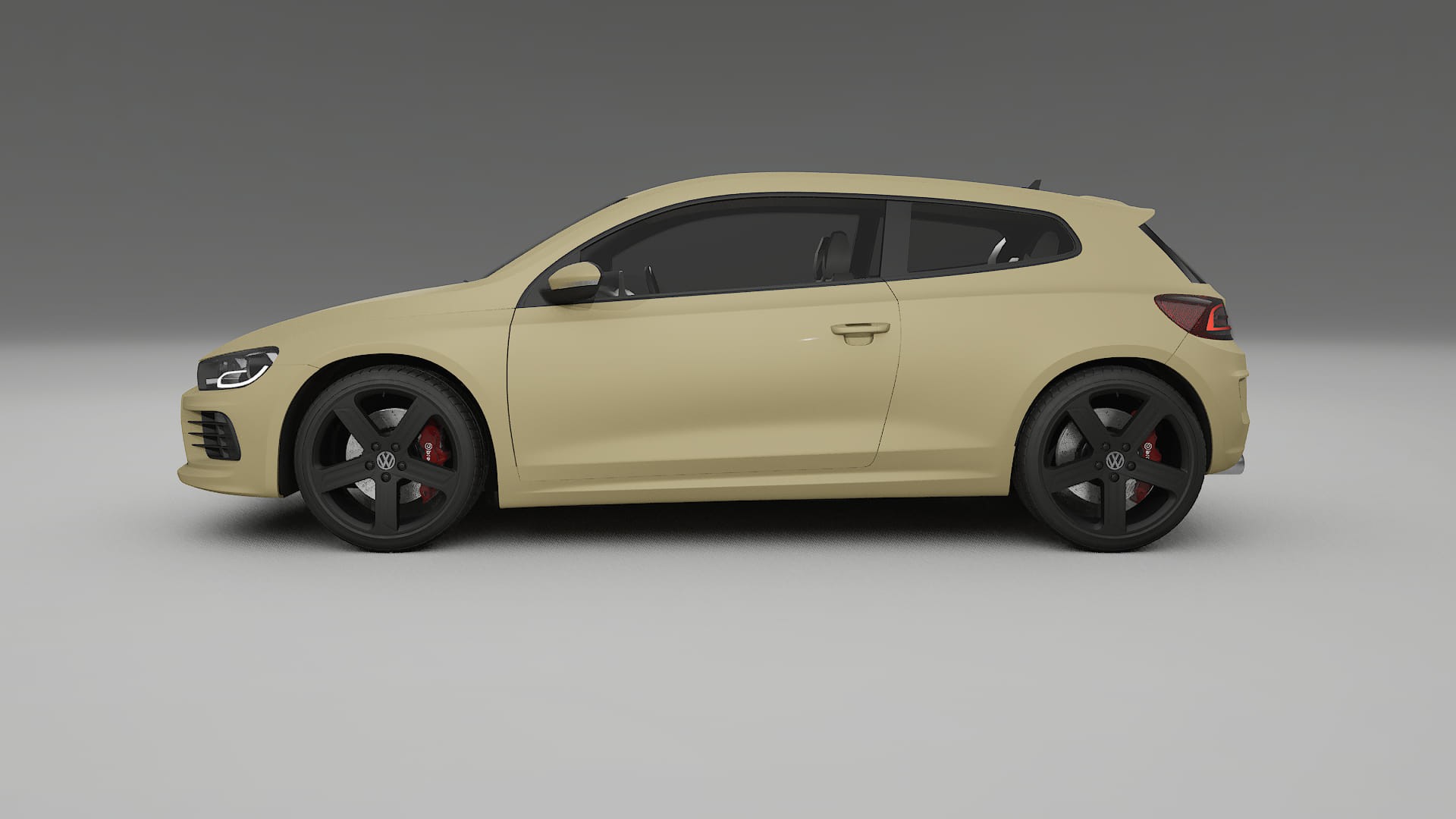 VW Scirocco R III TPU Lackskyddsfilm | SAND Färgskiftande PPF – Komplett Förskuret Kit