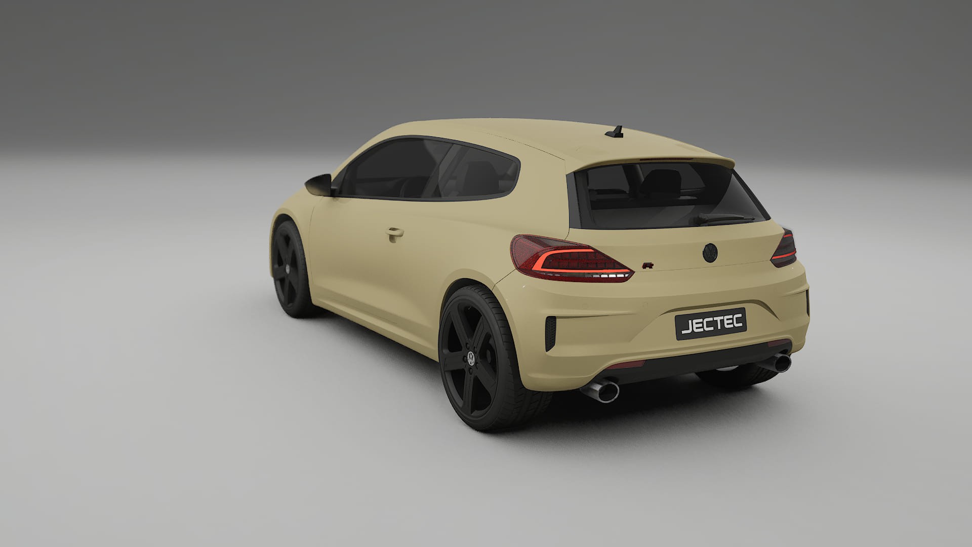 VW Scirocco R III TPU Lackskyddsfilm | SAND Färgskiftande PPF – Komplett Förskuret Kit