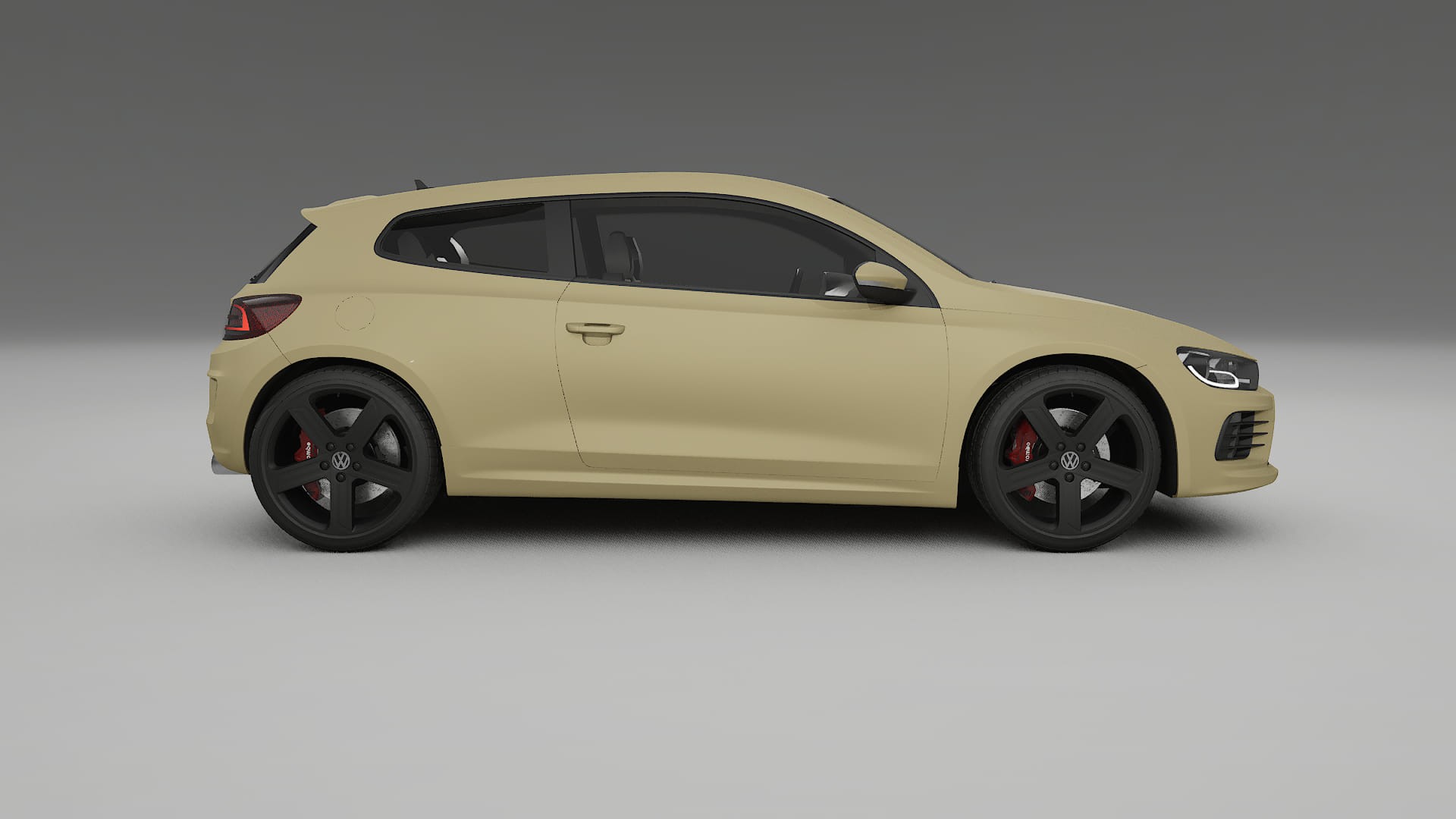 VW Scirocco R III TPU Lackskyddsfilm | SAND Färgskiftande PPF – Komplett Förskuret Kit