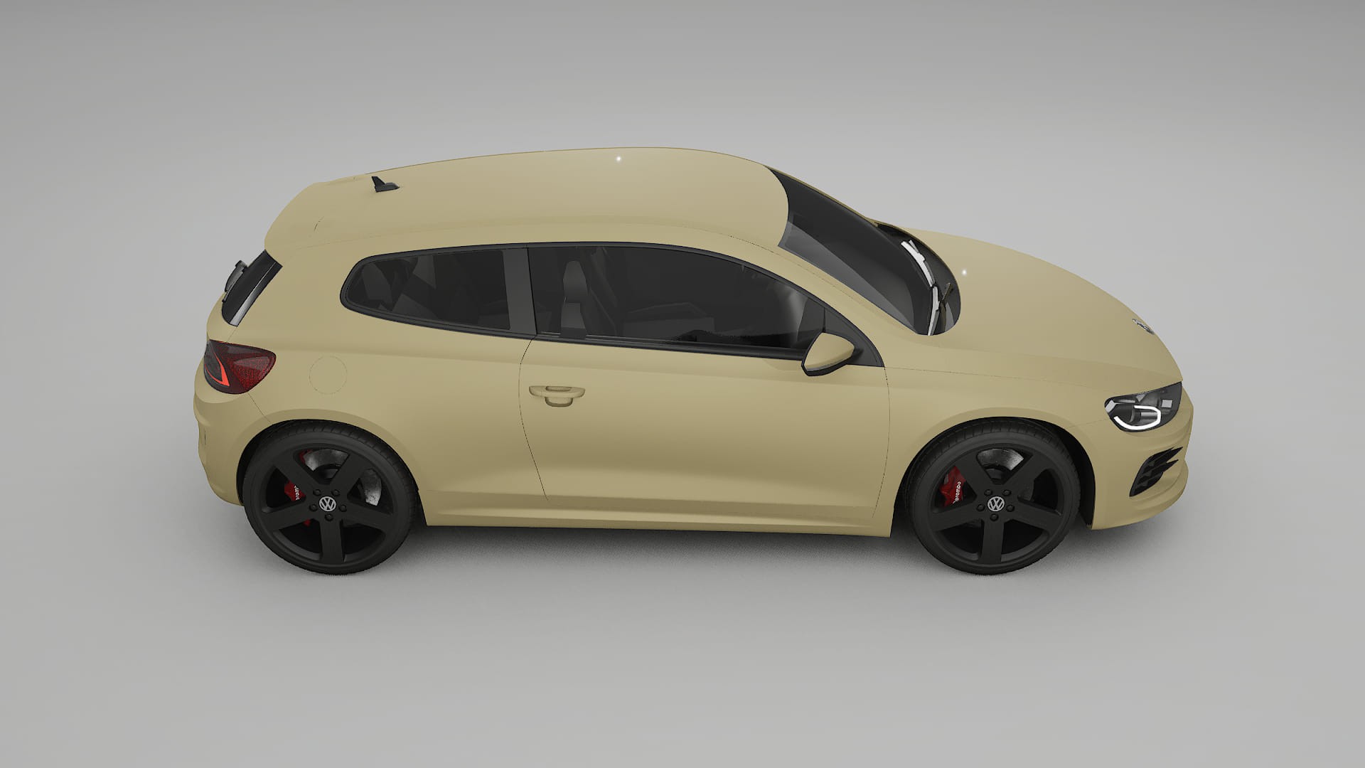 VW Scirocco R III TPU Lackskyddsfilm | SAND Färgskiftande PPF – Komplett Förskuret Kit