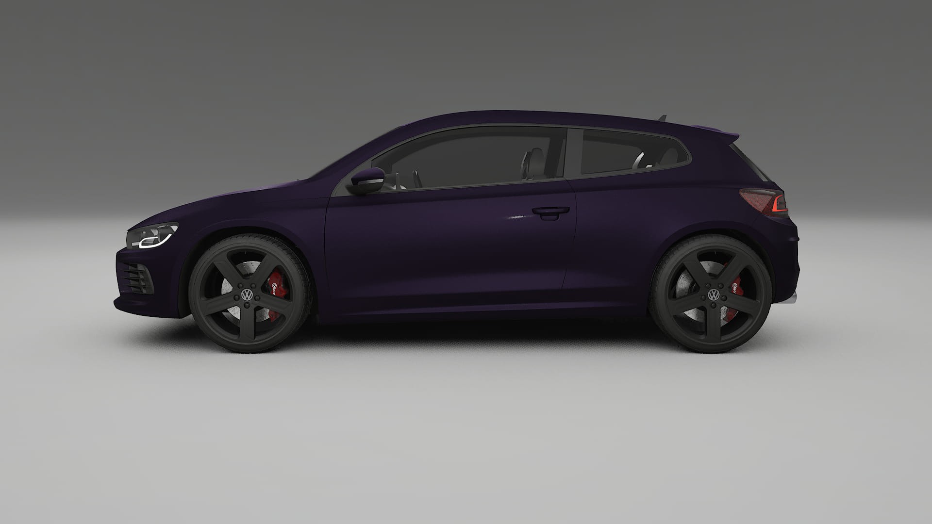 VW Scirocco R III TPU Lackskyddsfilm | VIOLET Färgskiftande PPF – Komplett Förskuret Kit