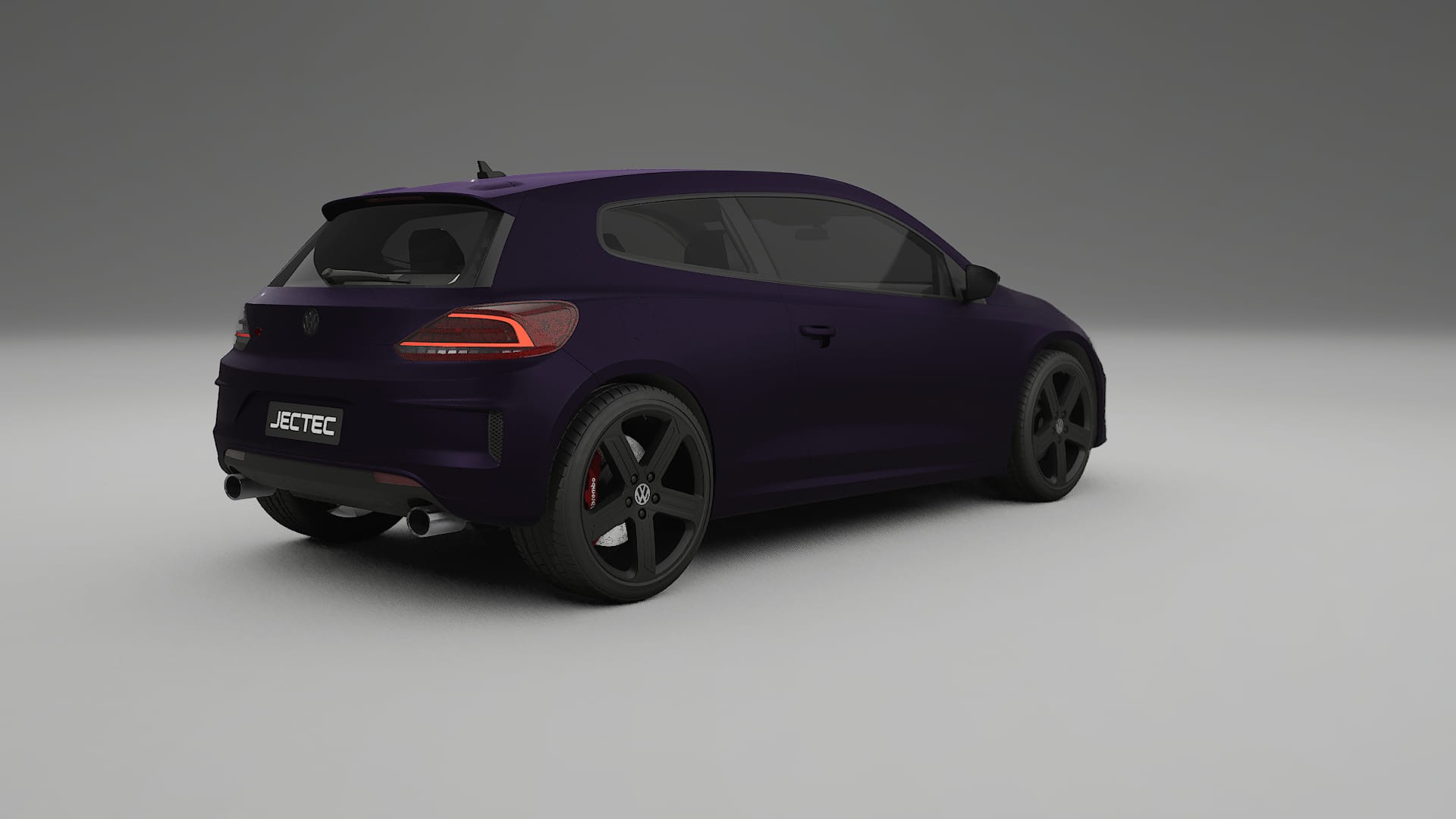 VW Scirocco R III TPU Lackskyddsfilm | VIOLET Färgskiftande PPF – Komplett Förskuret Kit