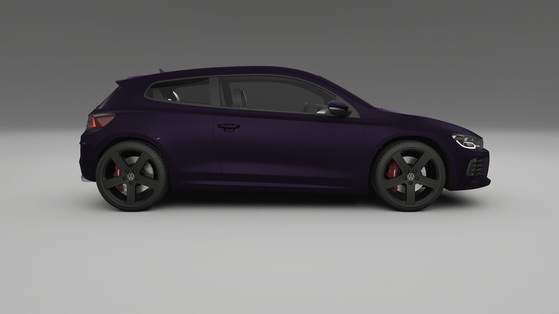 VW Scirocco R III TPU Lackskyddsfilm | VIOLET Färgskiftande PPF – Komplett Förskuret Kit