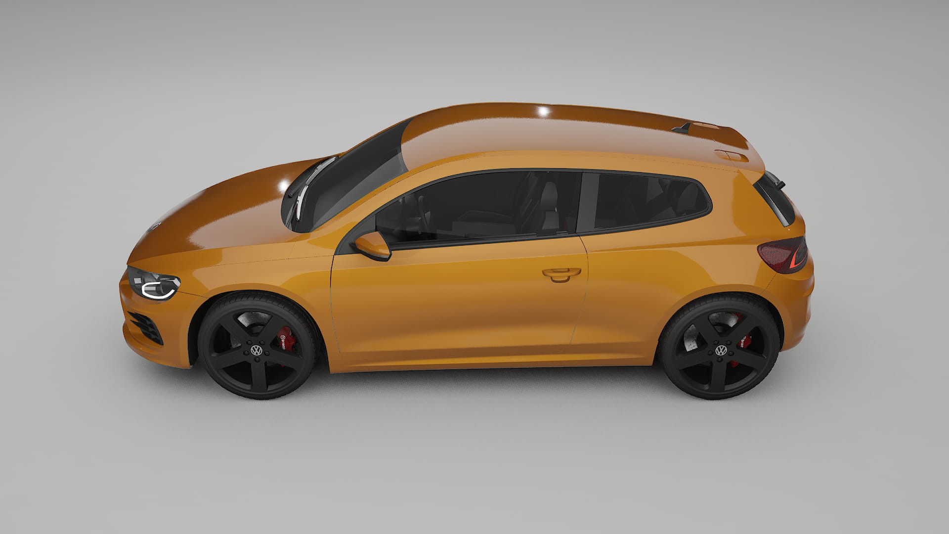 VW Scirocco R III TPU Lackskyddsfilm | DAISY Färgskiftande PPF – Komplett Förskuret Kit