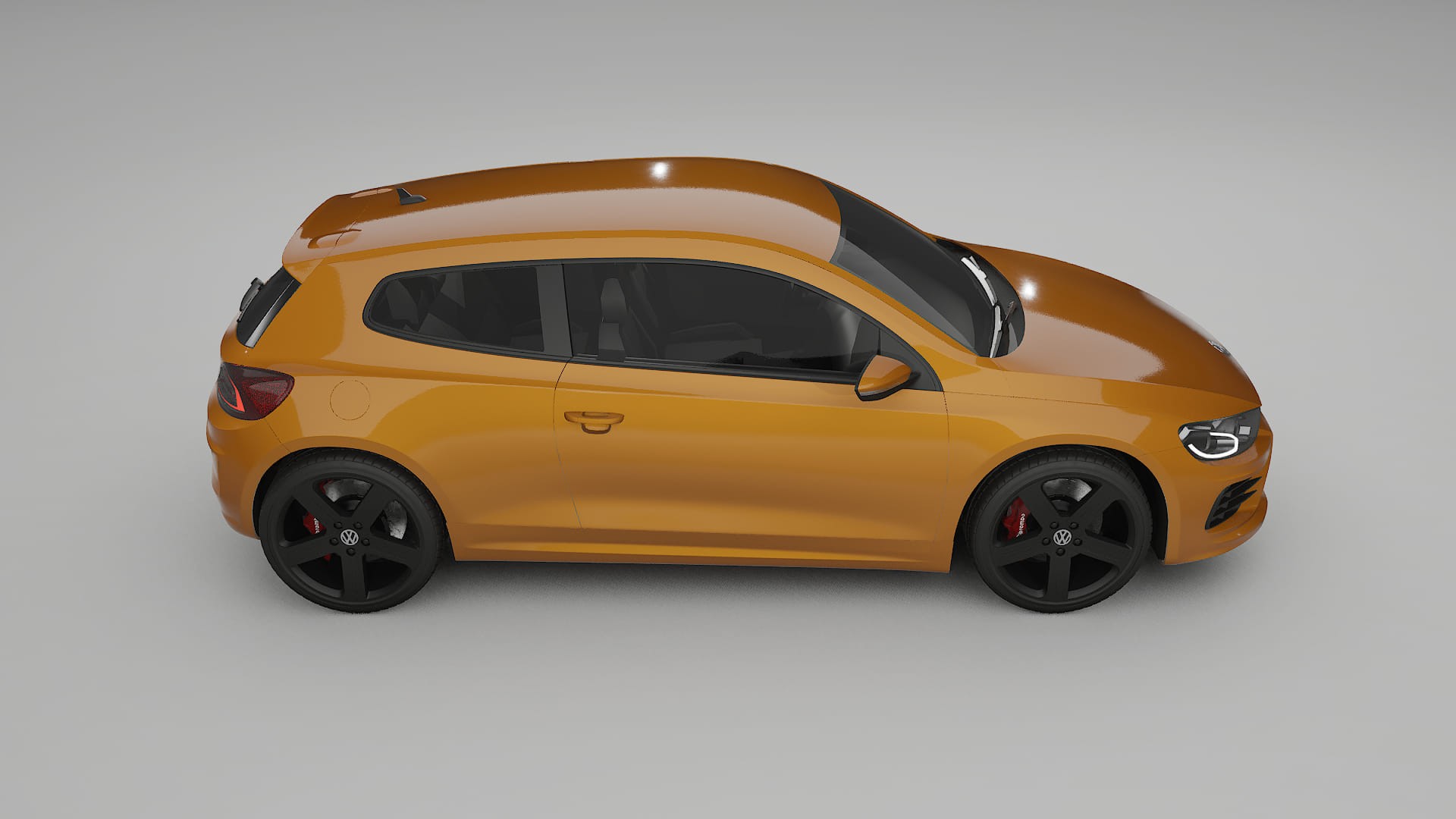 VW Scirocco R III TPU Lackskyddsfilm | DAISY Färgskiftande PPF – Komplett Förskuret Kit