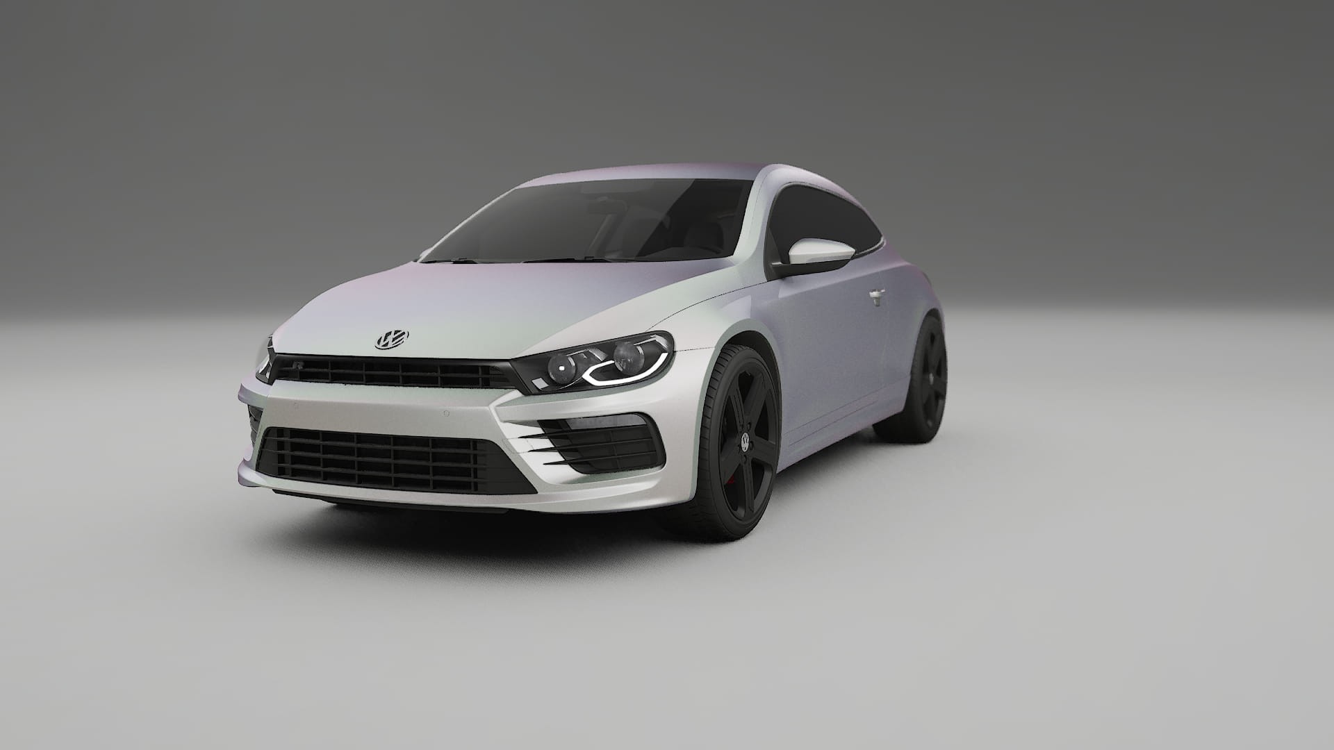 VW Scirocco R III TPU Lackskyddsfilm | NEBULA Färgskiftande PPF – Komplett Förskuret Kit