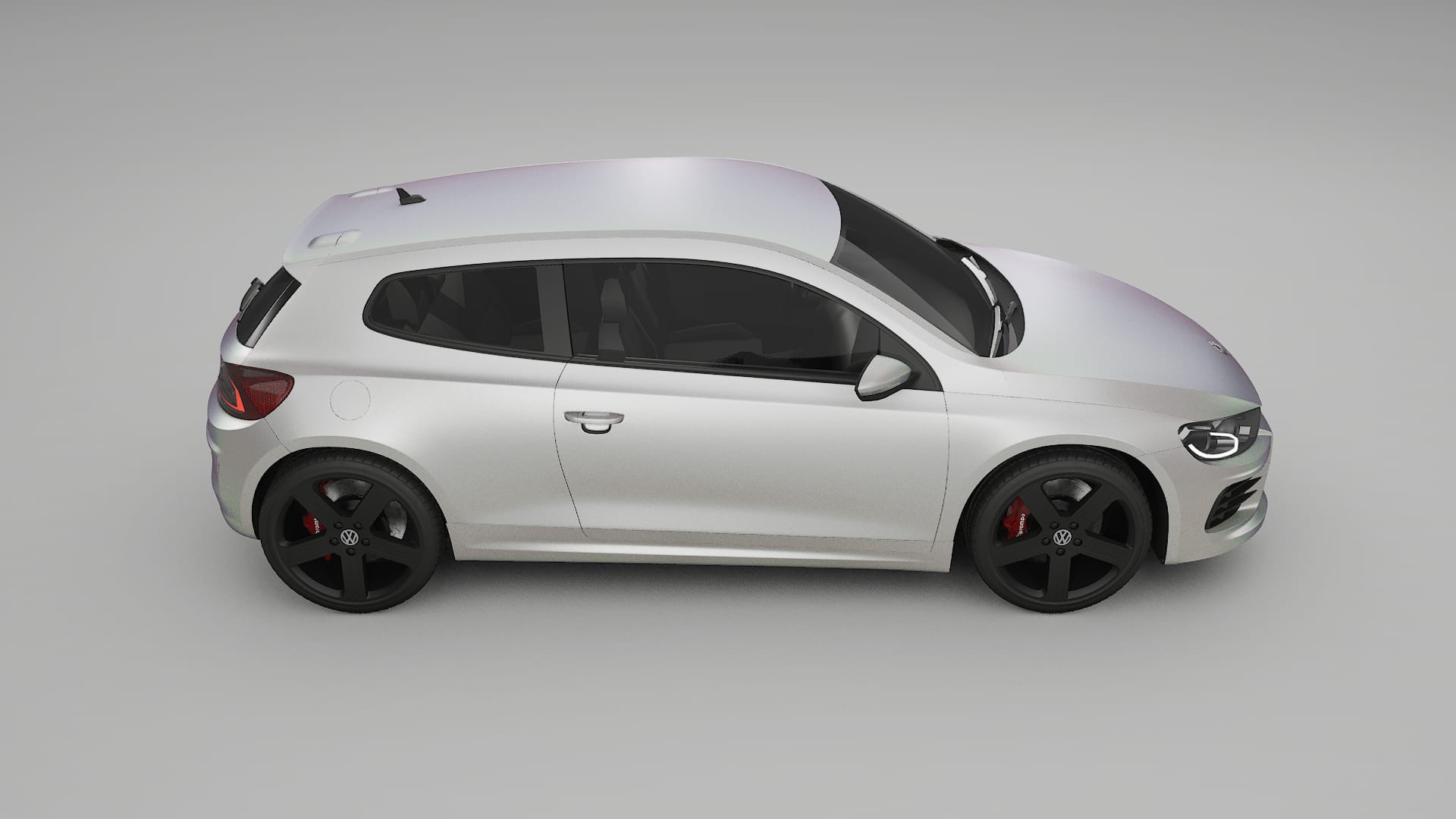 VW Scirocco R III TPU Lackskyddsfilm | NEBULA Färgskiftande PPF – Komplett Förskuret Kit