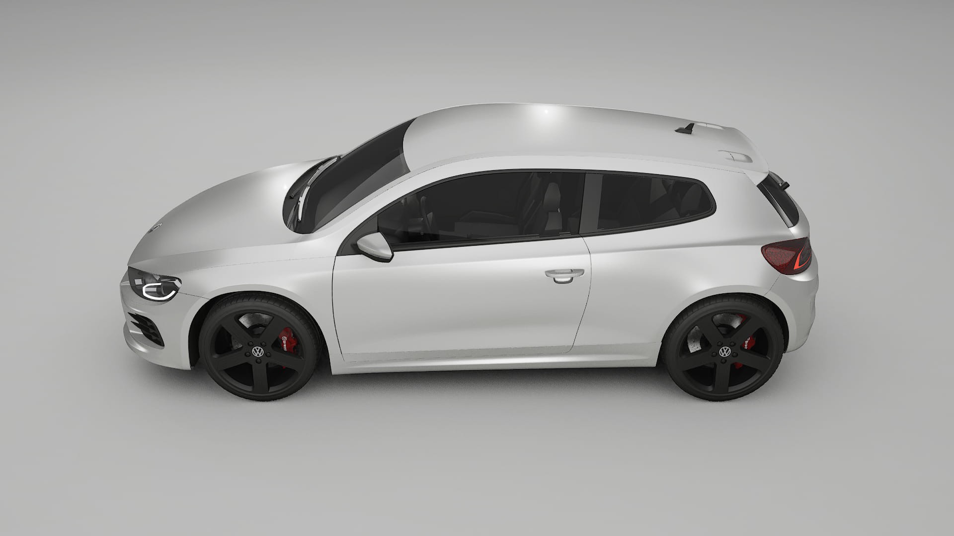 VW Scirocco R III TPU Lackskyddsfilm | OPAL Färgskiftande PPF – Komplett Förskuret Kit