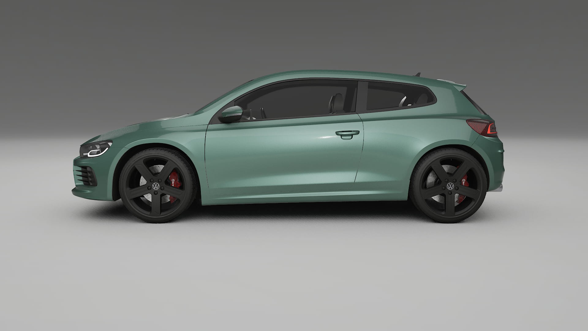 VW Scirocco R III TPU Lackskyddsfilm | EVERGREEN Färgskiftande PPF – Komplett Förskuret Kit