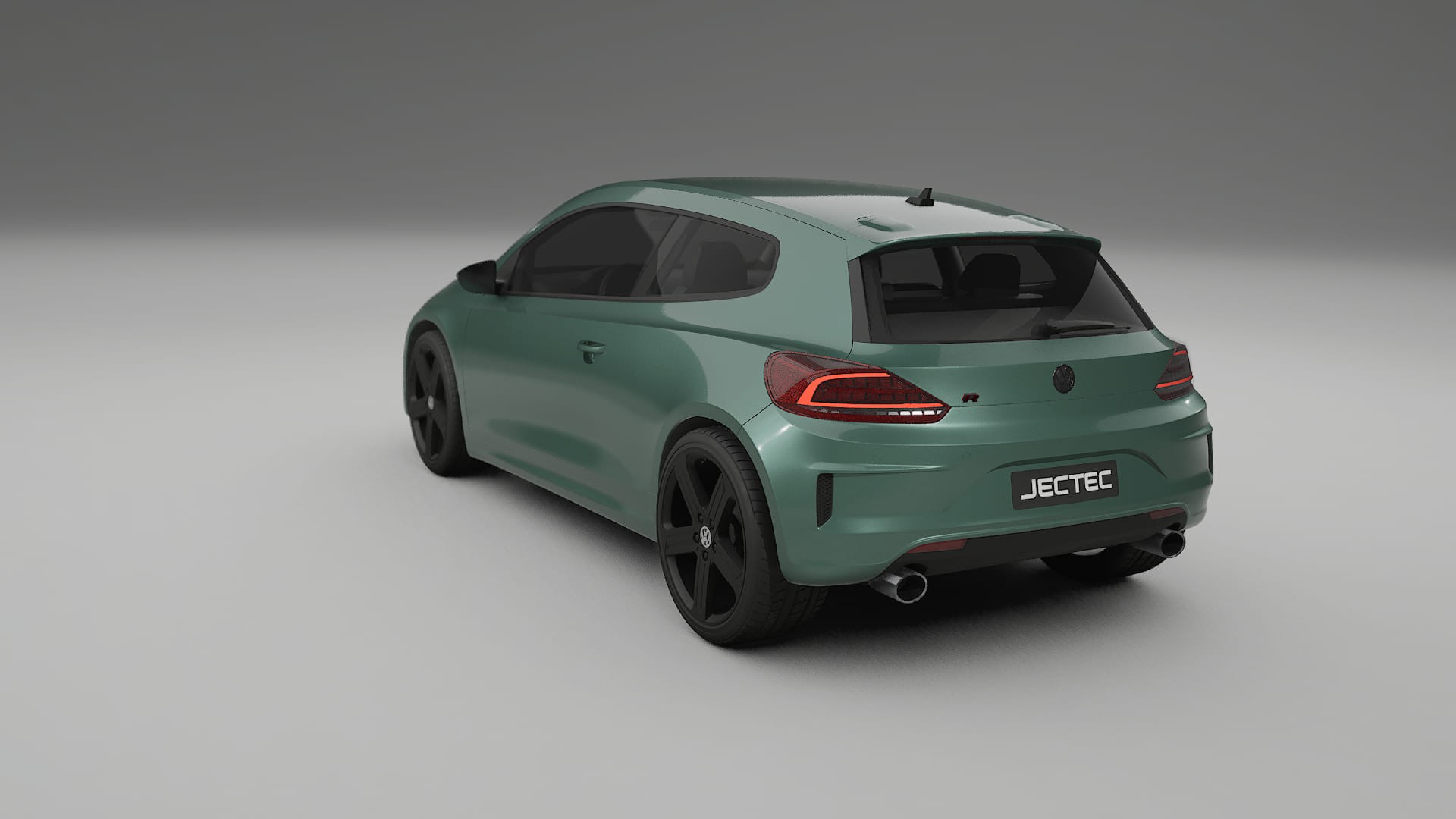 VW Scirocco R III TPU Lackskyddsfilm | EVERGREEN Färgskiftande PPF – Komplett Förskuret Kit