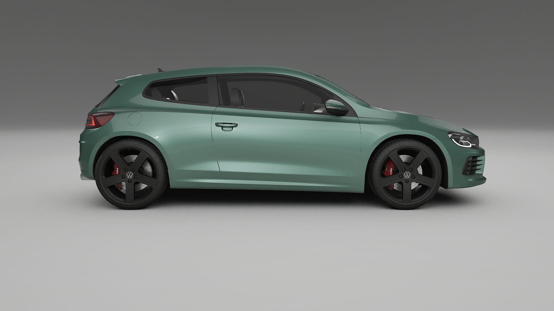 VW Scirocco R III TPU Lackskyddsfilm | EVERGREEN Färgskiftande PPF – Komplett Förskuret Kit