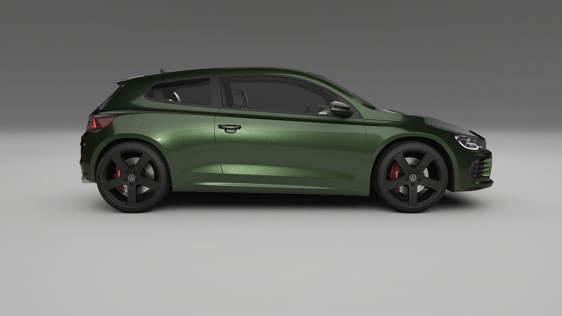 VW Scirocco R III TPU Lackskyddsfilm | LAGOON Färgskiftande PPF – Komplett Förskuret Kit