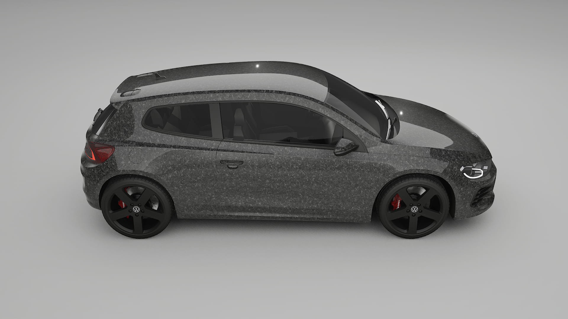 VW Scirocco R III TPU Lackskyddsfilm | FORGED S Färgskiftande PPF – Komplett Förskuret Kit