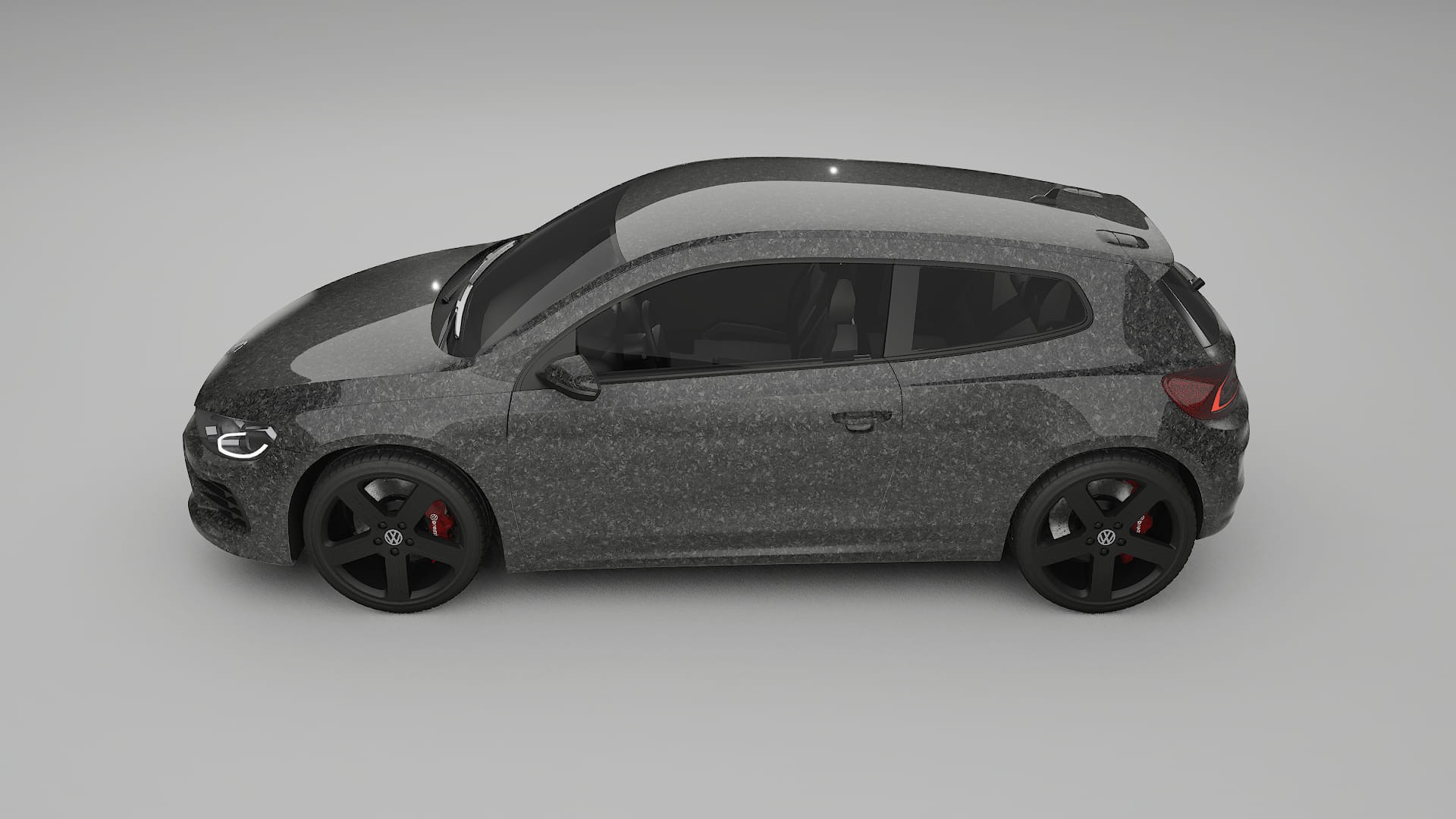 VW Scirocco R III TPU Lackskyddsfilm | FORGED S Färgskiftande PPF – Komplett Förskuret Kit