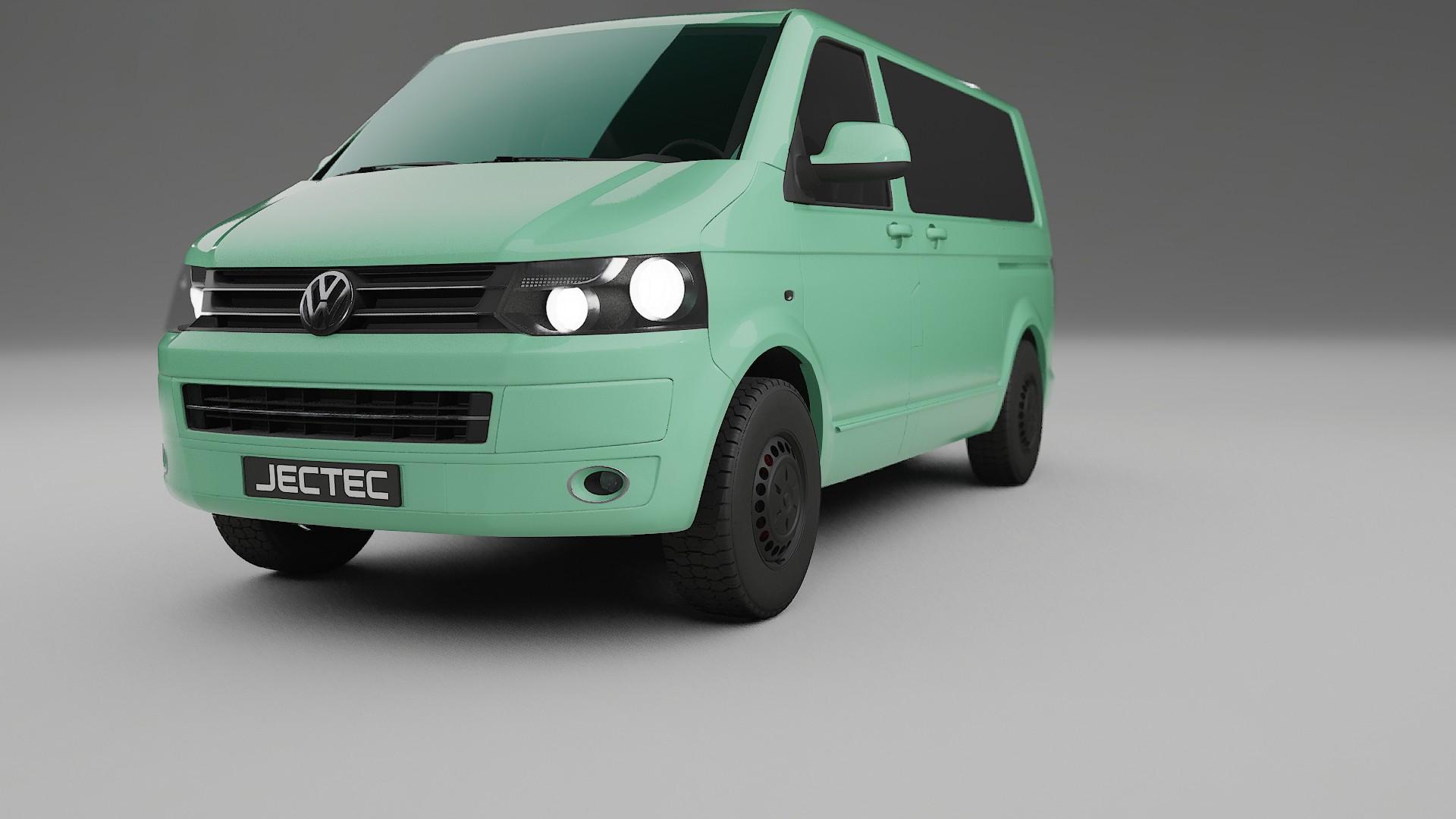 VW Transporter T5 Caravelle TPU Lackskyddsfilm | DUSTY Färgskiftande PPF – Komplett Förskuret Kit