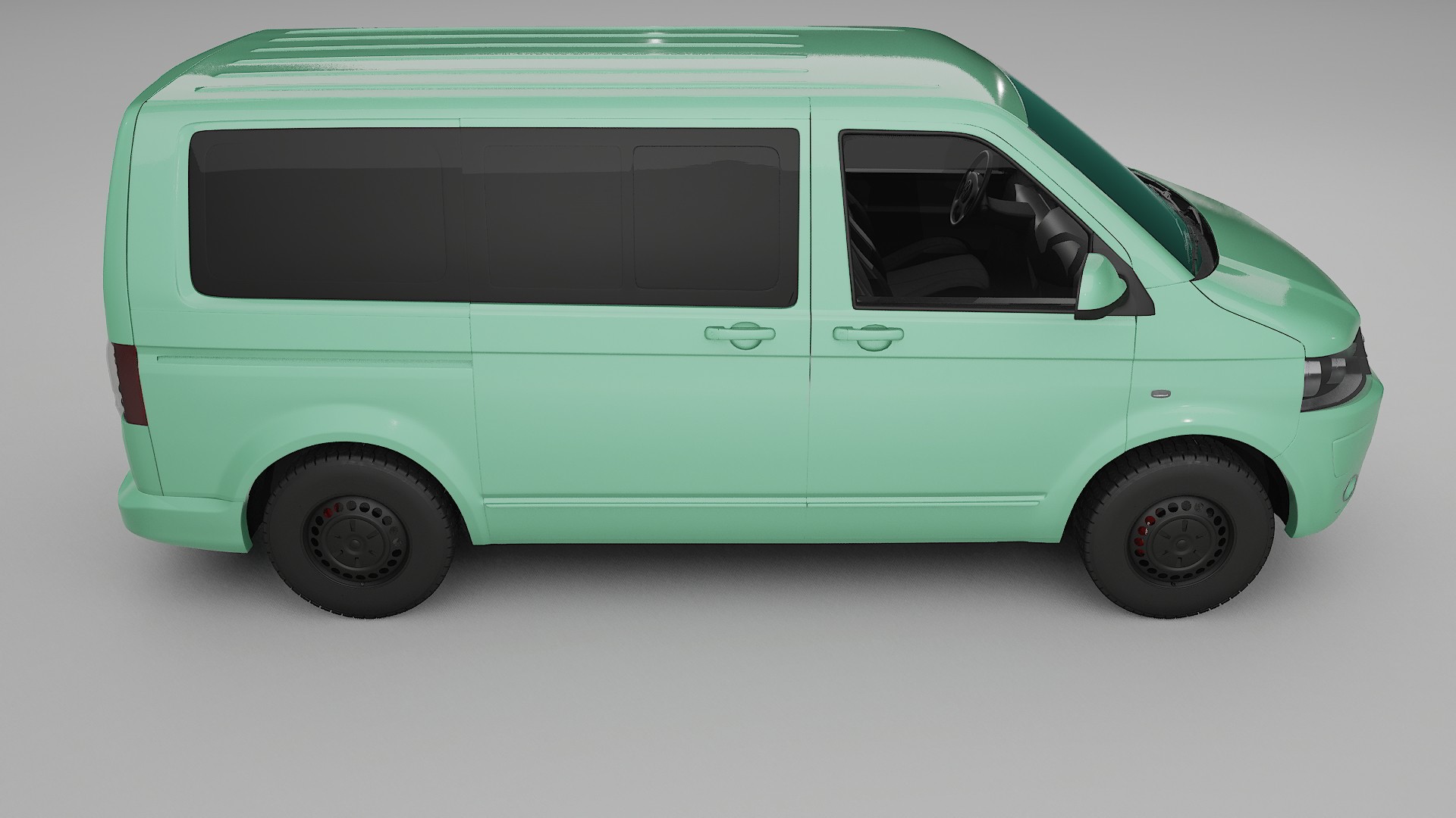 VW Transporter T5 Caravelle TPU Lackskyddsfilm | DUSTY Färgskiftande PPF – Komplett Förskuret Kit