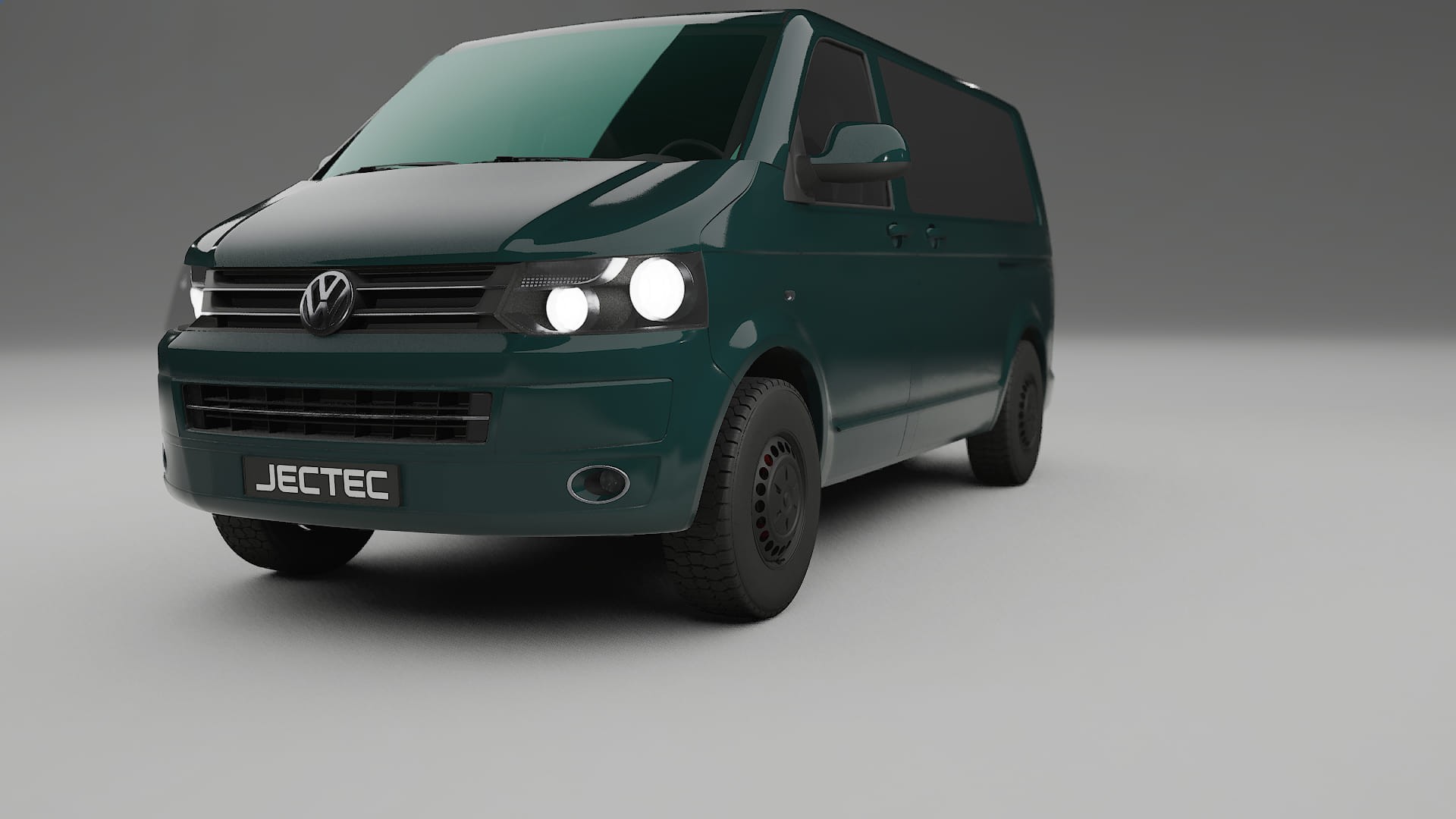 VW Transporter T5 Caravelle TPU Lackskyddsfilm | INFERNO Färgskiftande PPF – Komplett Förskuret Kit