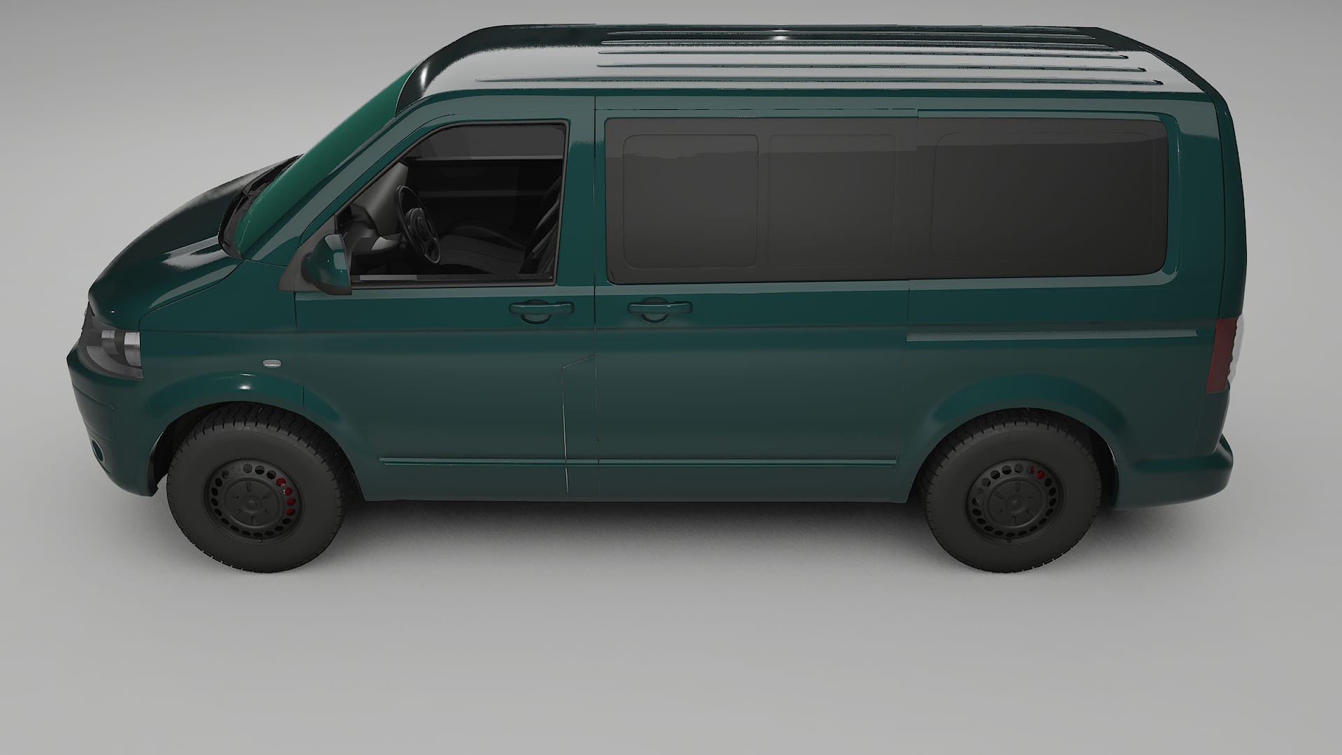 VW Transporter T5 Caravelle TPU Lackskyddsfilm | INFERNO Färgskiftande PPF – Komplett Förskuret Kit