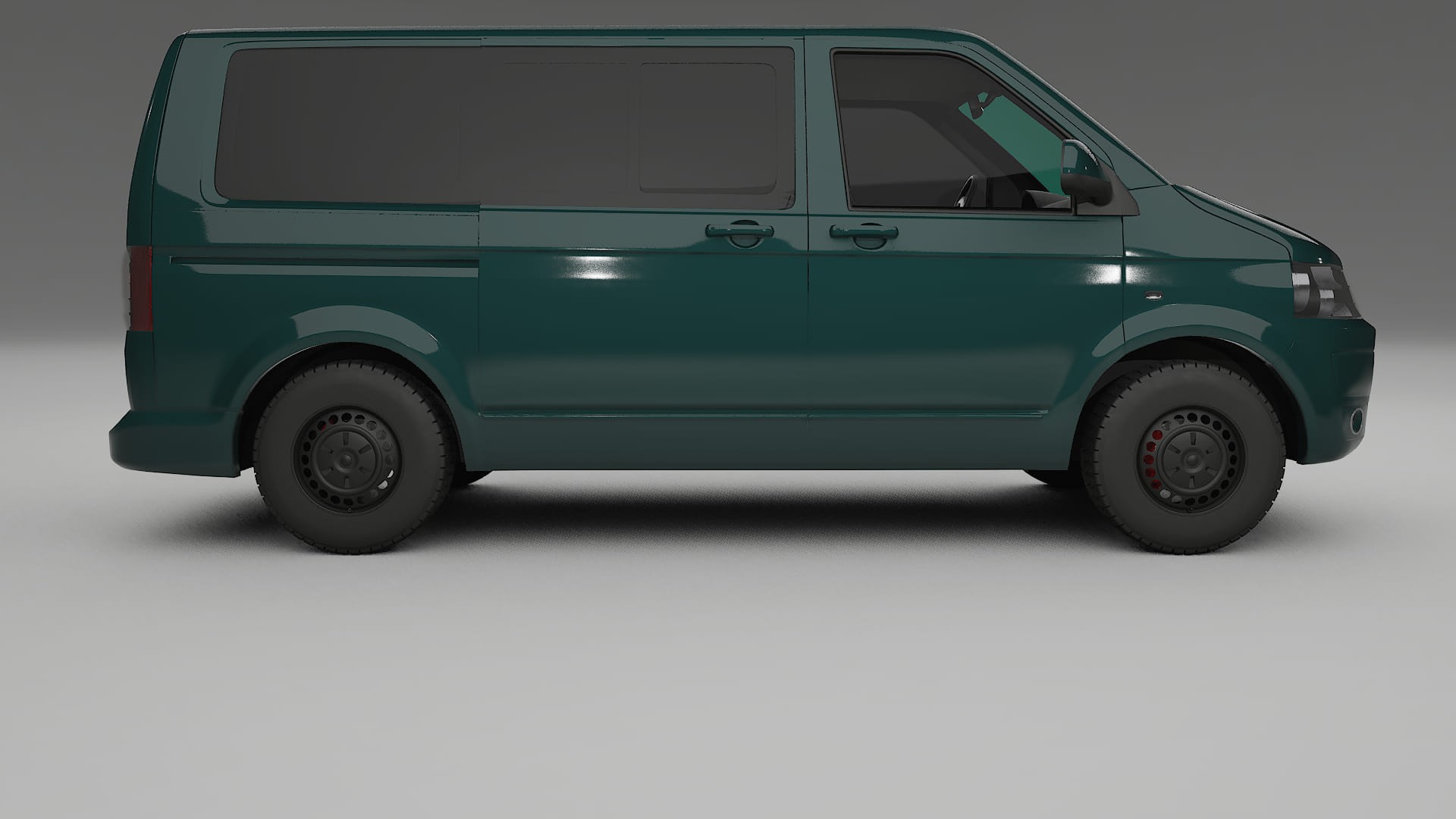 VW Transporter T5 Caravelle TPU Lackskyddsfilm | INFERNO Färgskiftande PPF – Komplett Förskuret Kit