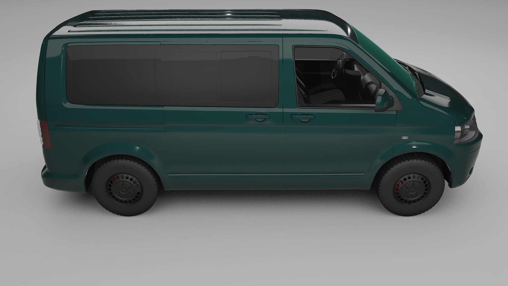 VW Transporter T5 Caravelle TPU Lackskyddsfilm | INFERNO Färgskiftande PPF – Komplett Förskuret Kit