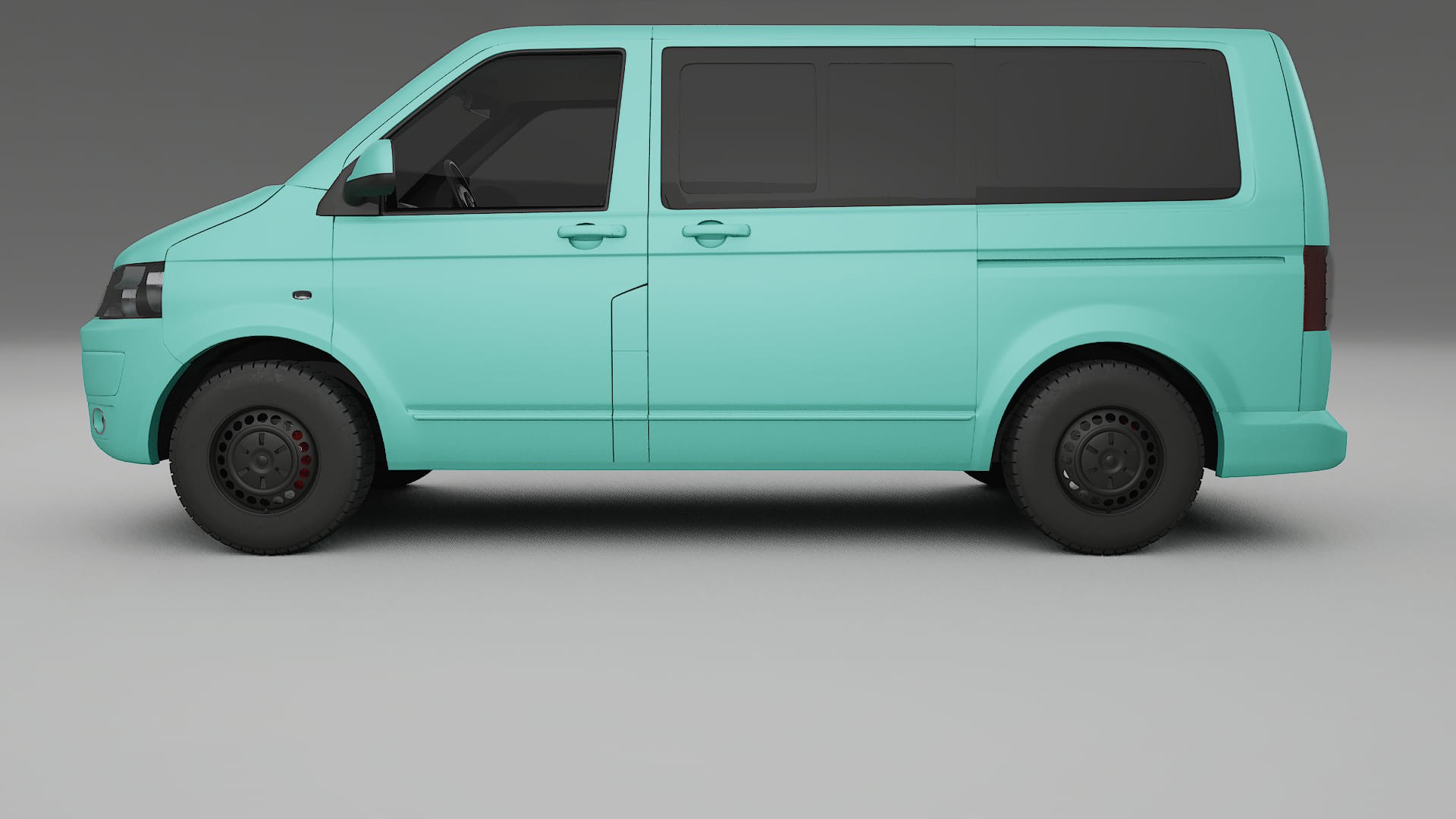 VW Transporter T5 Caravelle TPU Lackskyddsfilm | FROST Färgskiftande PPF – Komplett Förskuret Kit