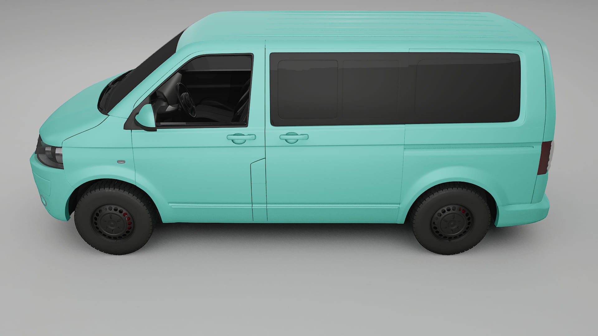 VW Transporter T5 Caravelle TPU Lackskyddsfilm | FROST Färgskiftande PPF – Komplett Förskuret Kit