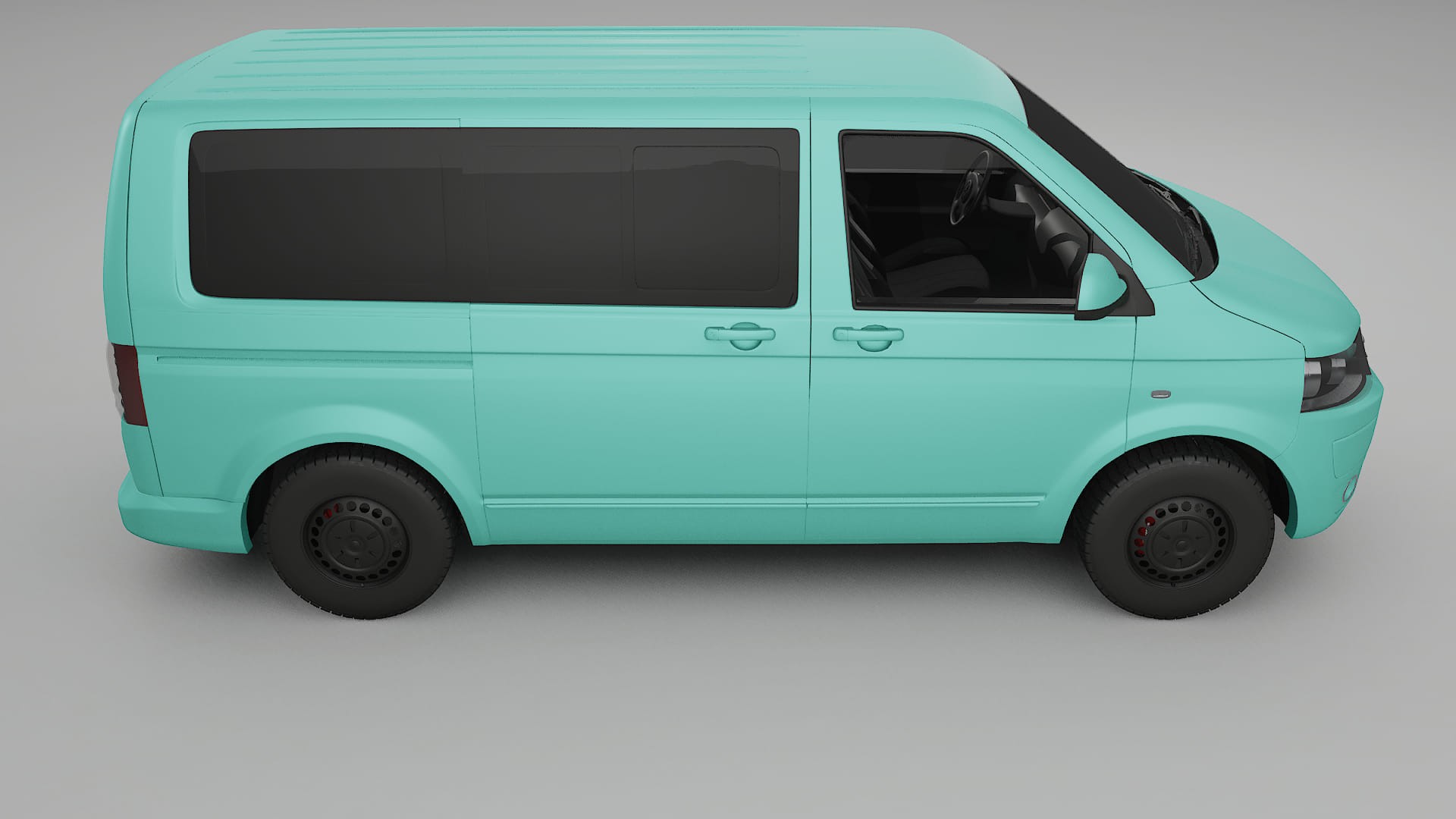 VW Transporter T5 Caravelle TPU Lackskyddsfilm | FROST Färgskiftande PPF – Komplett Förskuret Kit