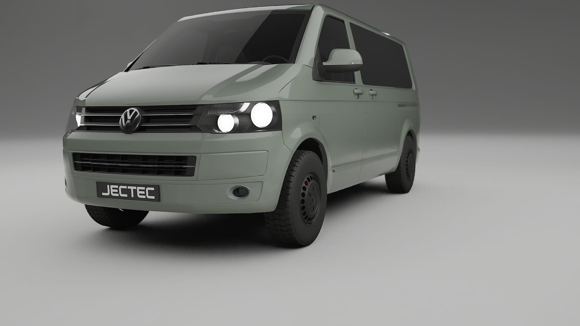 VW Transporter T5 Caravelle TPU Lackskyddsfilm | SLATE Färgskiftande PPF – Komplett Förskuret Kit
