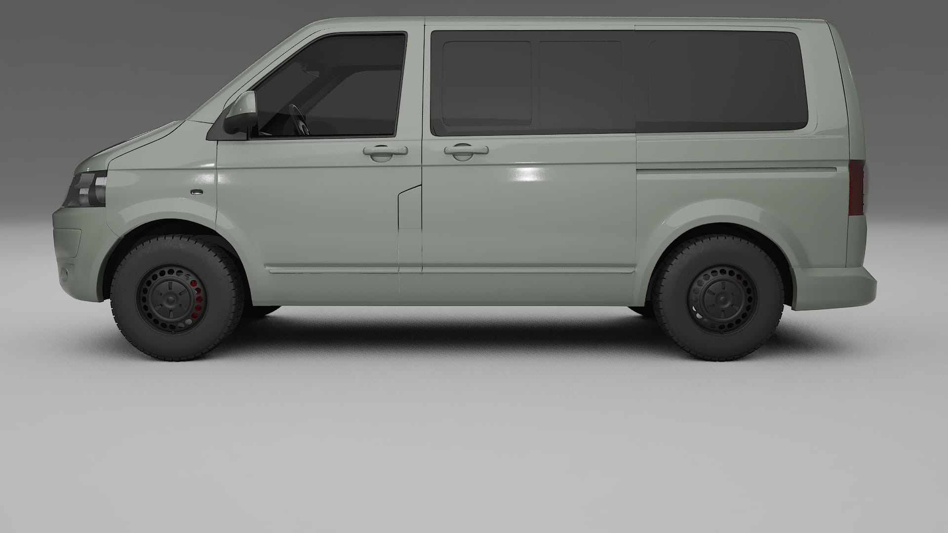 VW Transporter T5 Caravelle TPU Lackskyddsfilm | SLATE Färgskiftande PPF – Komplett Förskuret Kit