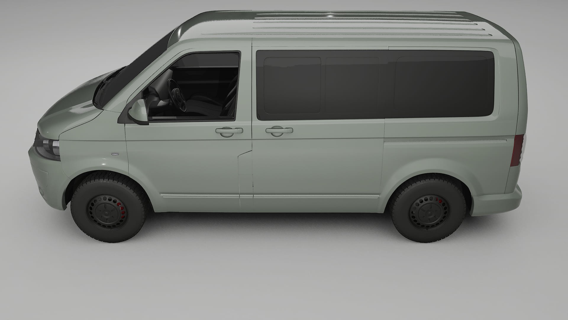 VW Transporter T5 Caravelle TPU Lackskyddsfilm | SLATE Färgskiftande PPF – Komplett Förskuret Kit