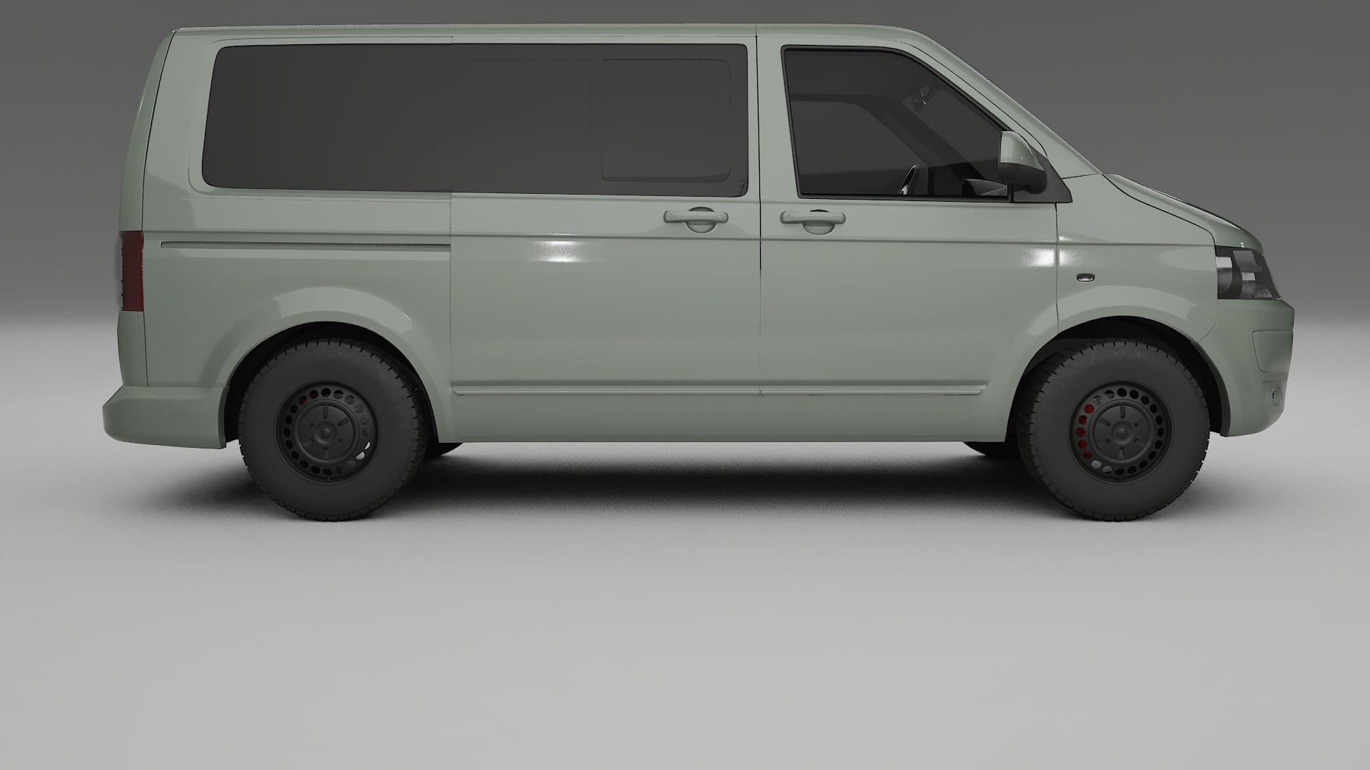 VW Transporter T5 Caravelle TPU Lackskyddsfilm | SLATE Färgskiftande PPF – Komplett Förskuret Kit