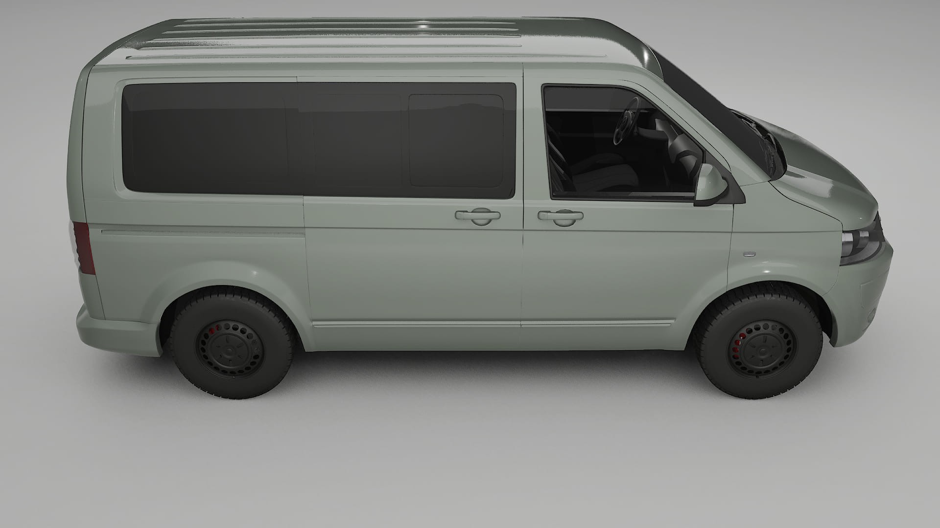 VW Transporter T5 Caravelle TPU Lackskyddsfilm | SLATE Färgskiftande PPF – Komplett Förskuret Kit