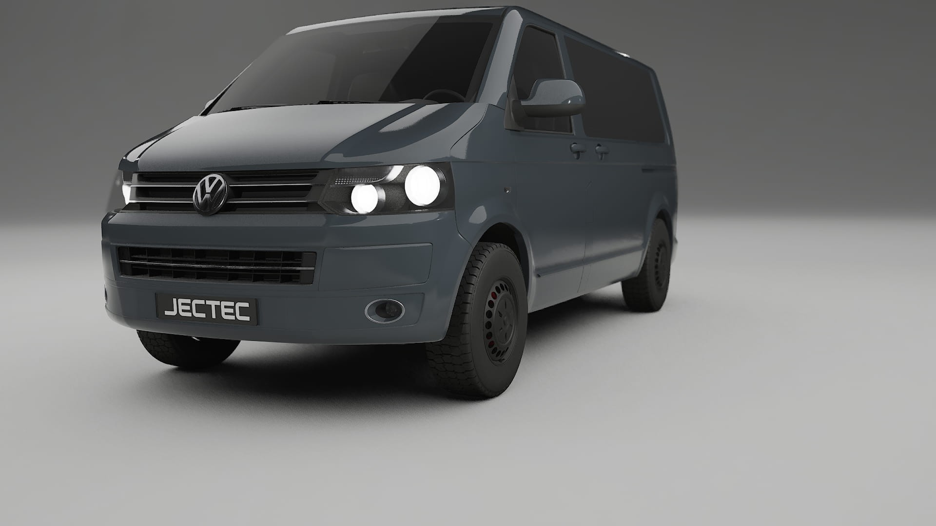 VW Transporter T5 Caravelle TPU Lackskyddsfilm | GRANITE Färgskiftande PPF – Komplett Förskuret Kit
