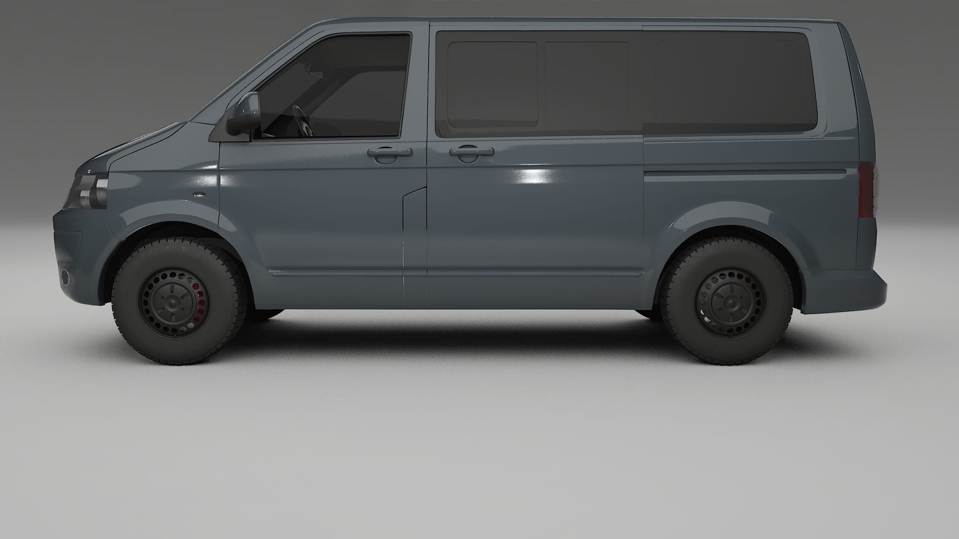 VW Transporter T5 Caravelle TPU Lackskyddsfilm | GRANITE Färgskiftande PPF – Komplett Förskuret Kit