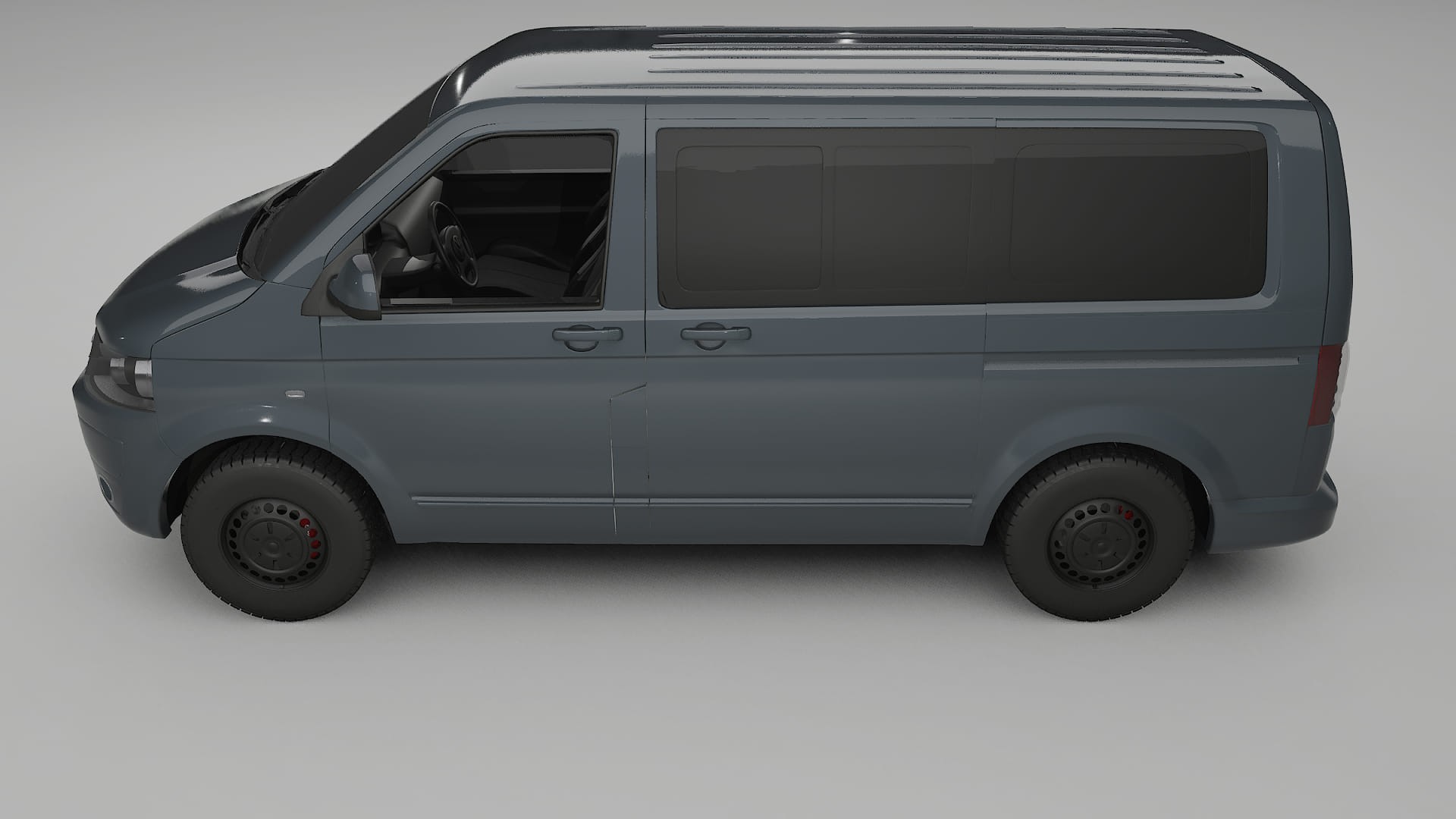 VW Transporter T5 Caravelle TPU Lackskyddsfilm | GRANITE Färgskiftande PPF – Komplett Förskuret Kit