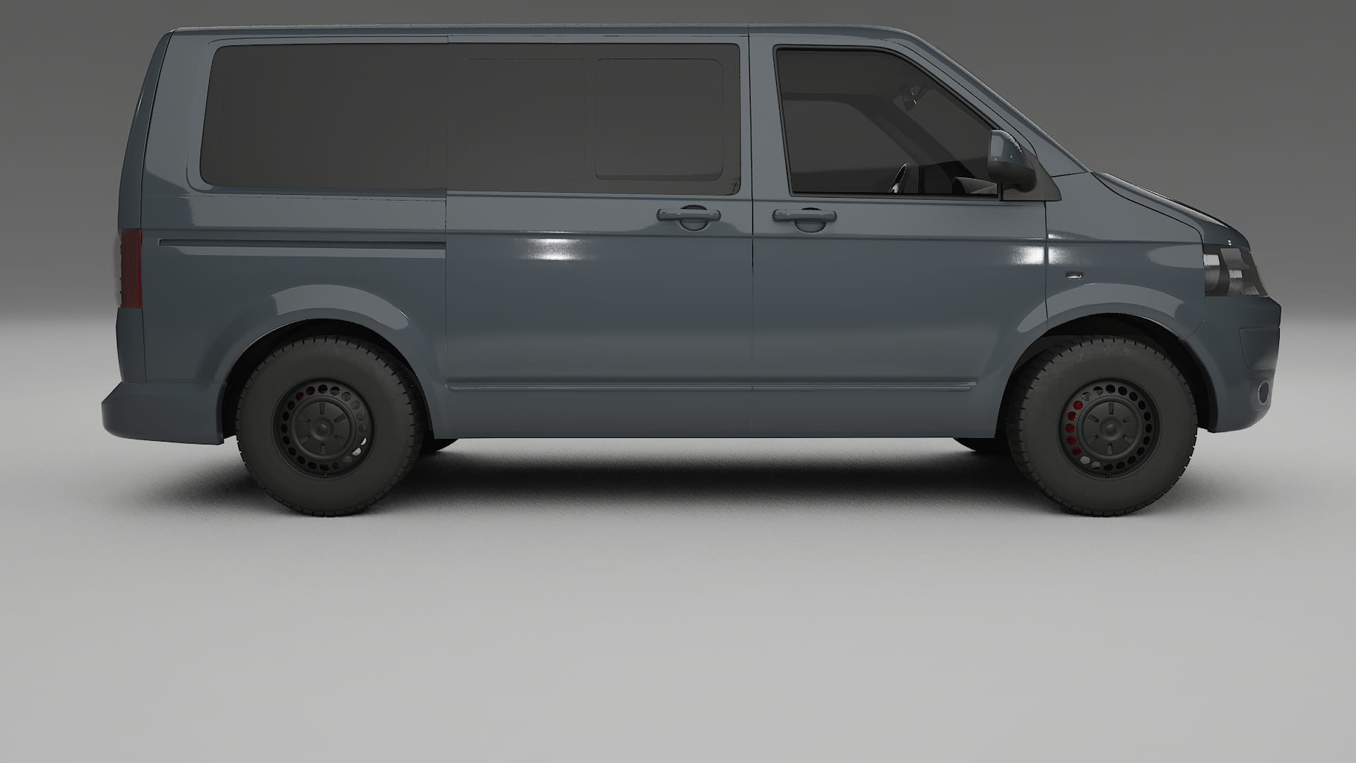 VW Transporter T5 Caravelle TPU Lackskyddsfilm | GRANITE Färgskiftande PPF – Komplett Förskuret Kit