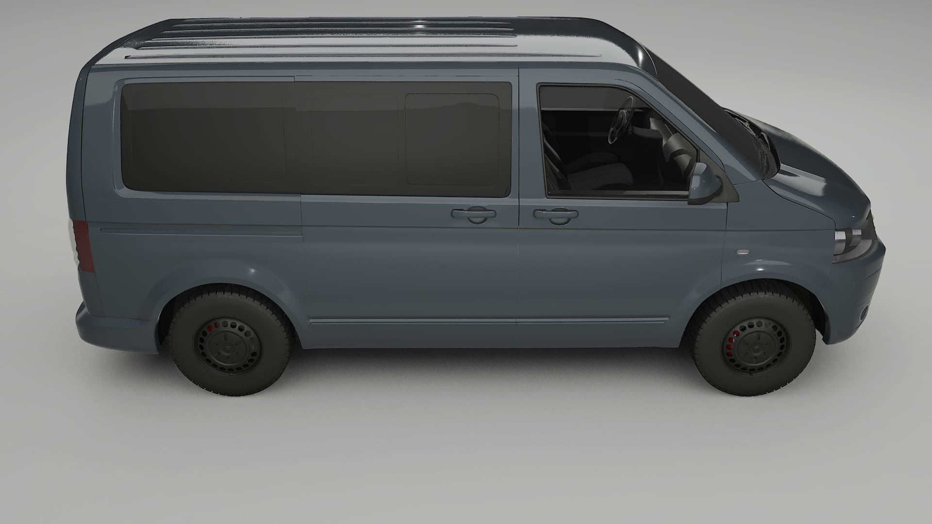 VW Transporter T5 Caravelle TPU Lackskyddsfilm | GRANITE Färgskiftande PPF – Komplett Förskuret Kit