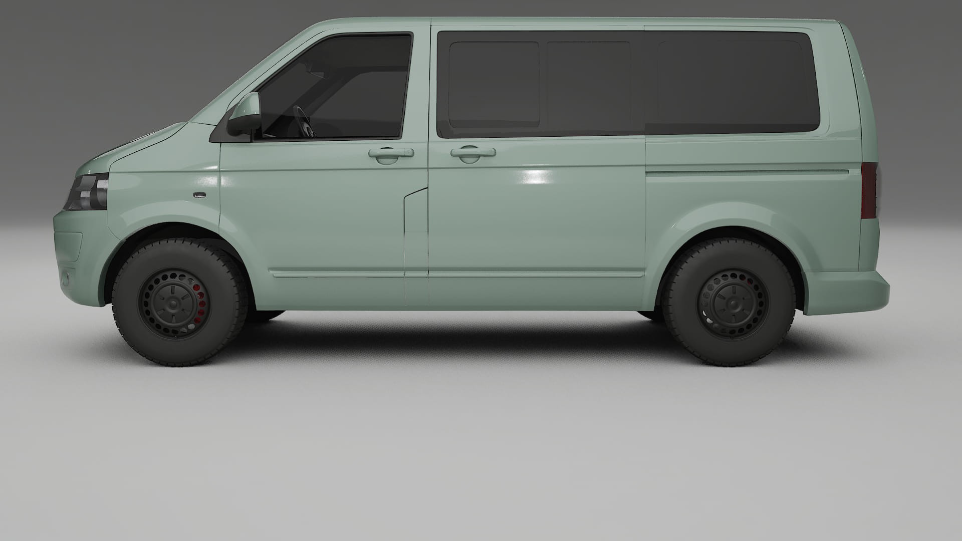 VW Transporter T5 Caravelle TPU Lackskyddsfilm | CINDER Färgskiftande PPF – Komplett Förskuret Kit