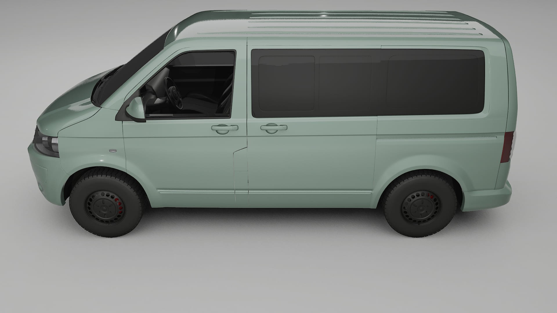 VW Transporter T5 Caravelle TPU Lackskyddsfilm | CINDER Färgskiftande PPF – Komplett Förskuret Kit