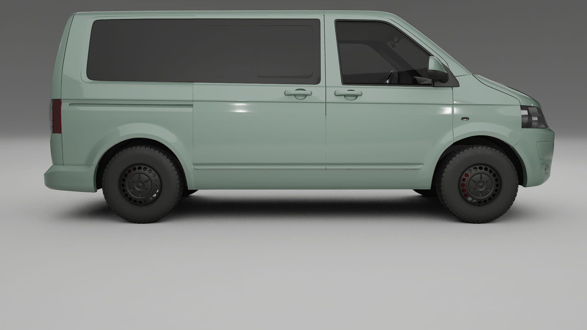 VW Transporter T5 Caravelle TPU Lackskyddsfilm | CINDER Färgskiftande PPF – Komplett Förskuret Kit