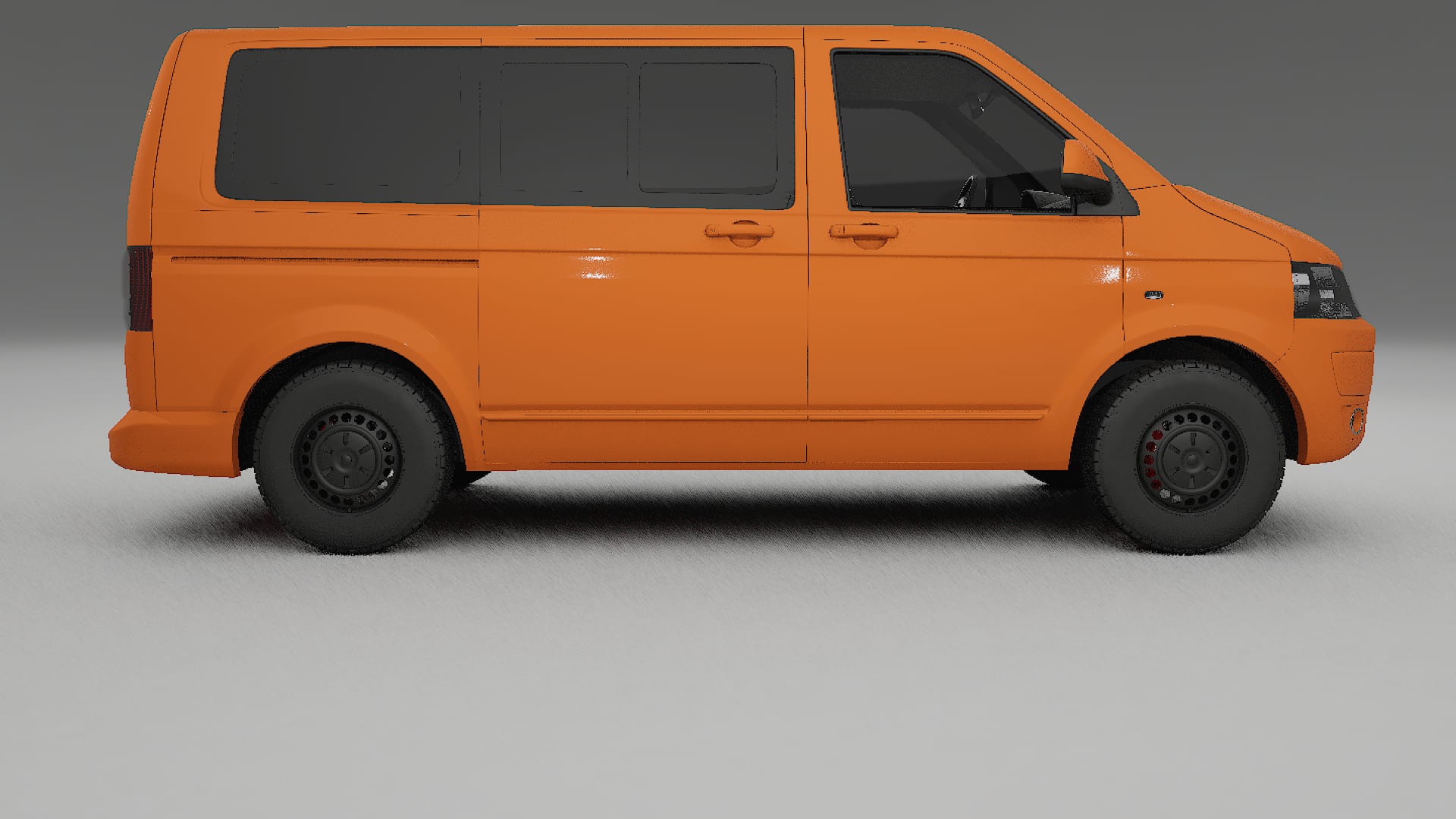 VW Transporter T5 Caravelle TPU Lackskyddsfilm | ROCKET Färgskiftande PPF – Komplett Förskuret Kit