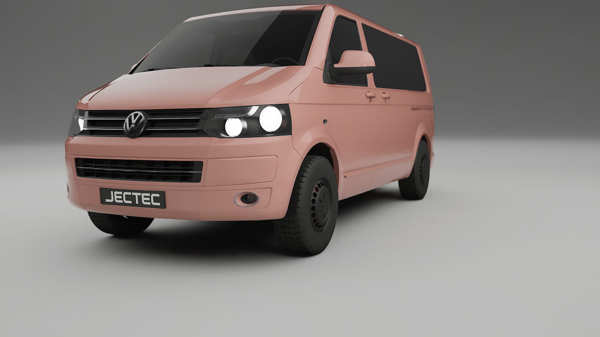 VW Transporter T5 Caravelle TPU Lackskyddsfilm | BLUSH Färgskiftande PPF – Komplett Förskuret Kit