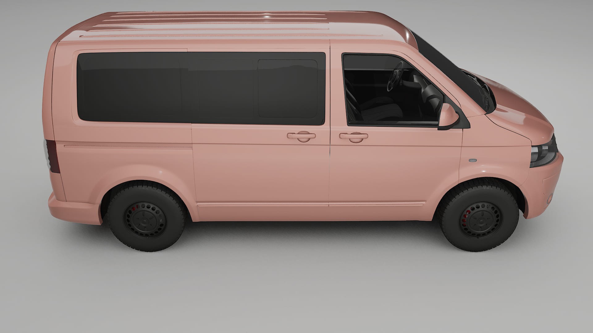 VW Transporter T5 Caravelle TPU Lackskyddsfilm | BLUSH Färgskiftande PPF – Komplett Förskuret Kit