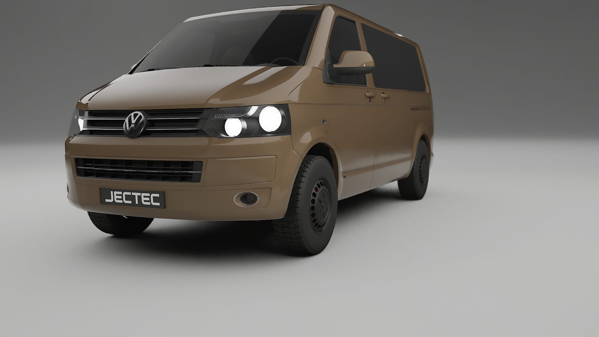 VW Transporter T5 Caravelle TPU Lackskyddsfilm | SAHARA Färgskiftande PPF – Komplett Förskuret Kit